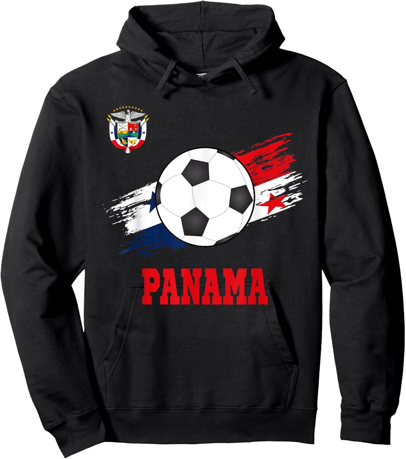 Panama Soccer Panamanian Football Panameño Futbol Hoodie - Hoodie | Black