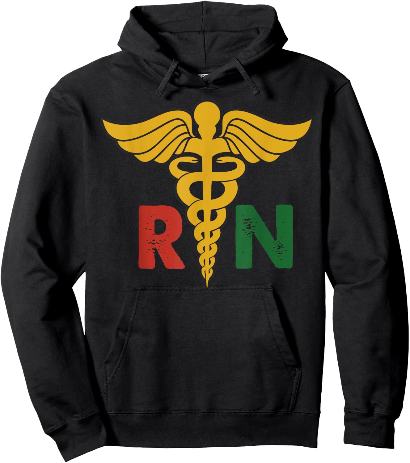 RN Nurse Black History Juneteenth Pride Afro girls African Hoodie - Hoodie | Black