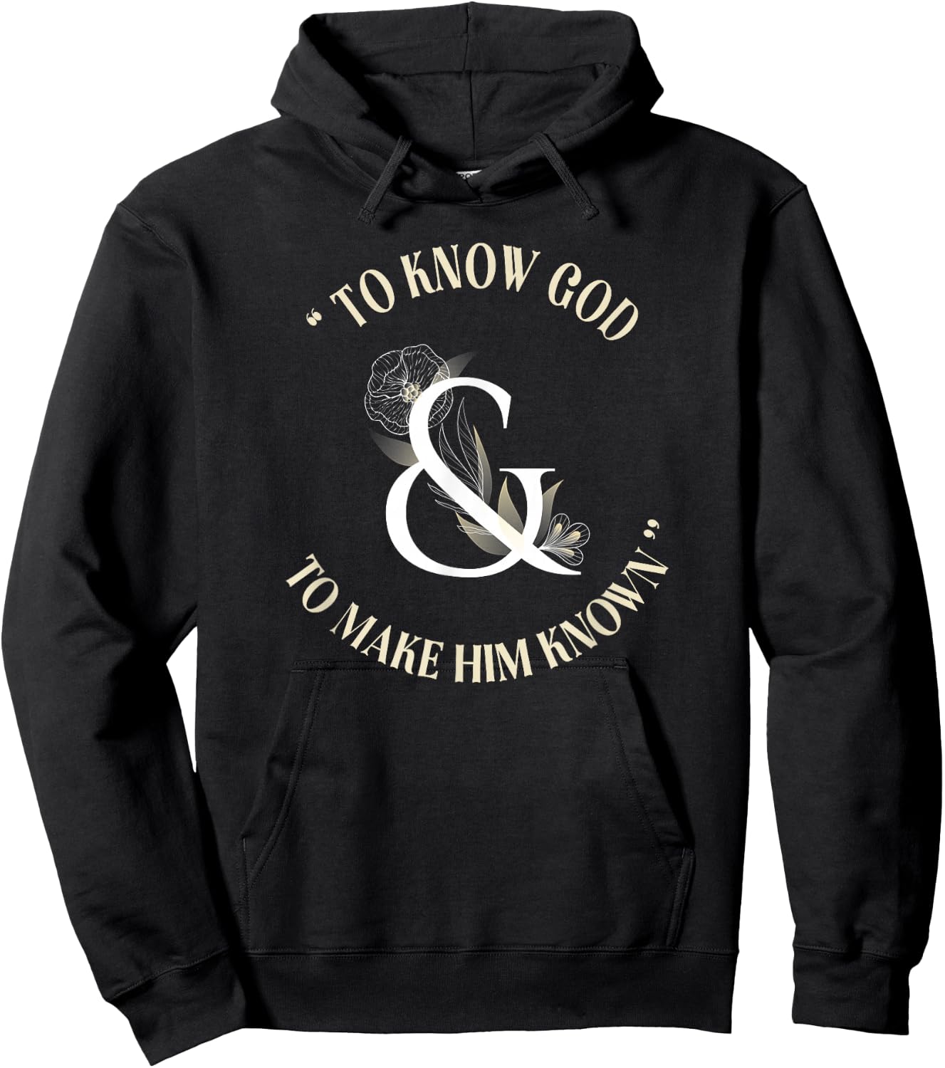 To Know God and make him known CC tutor Hoodie - Hoodie | Black