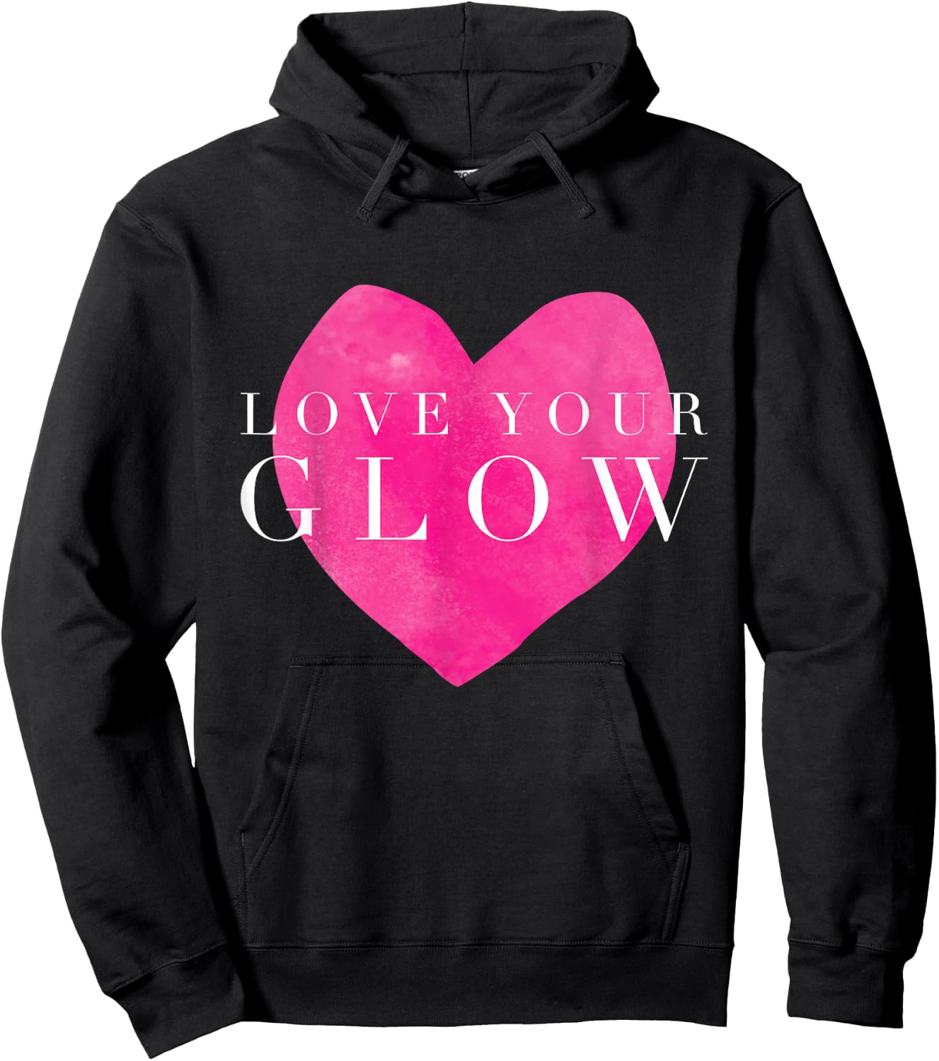 Love Your Glow Highligther Skin Esthetician Skincare Hoodie - Hoodie | Black