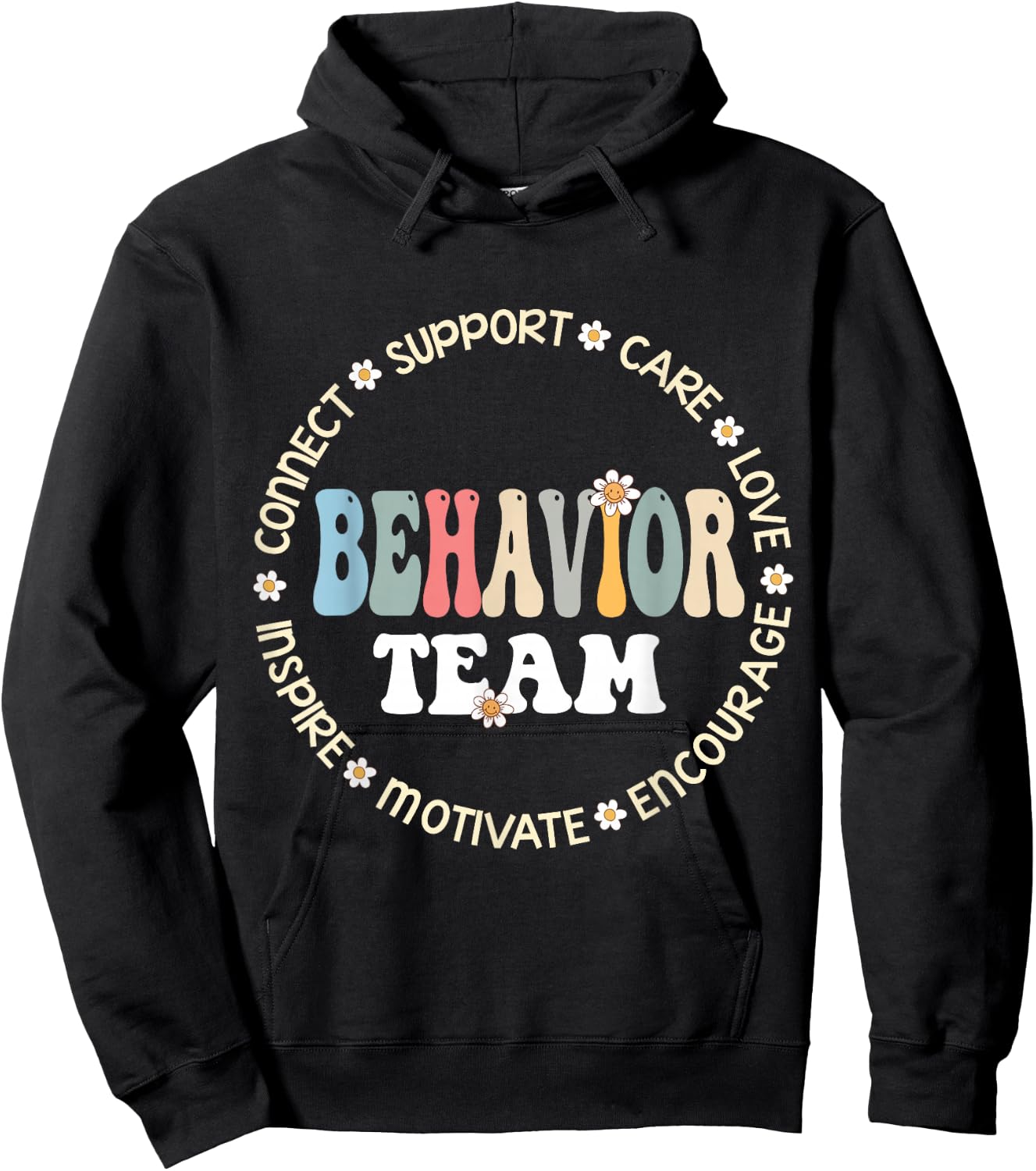 Behavior Team Special Education Teacher SPED Squad School Hoodie - Hoodie | Black