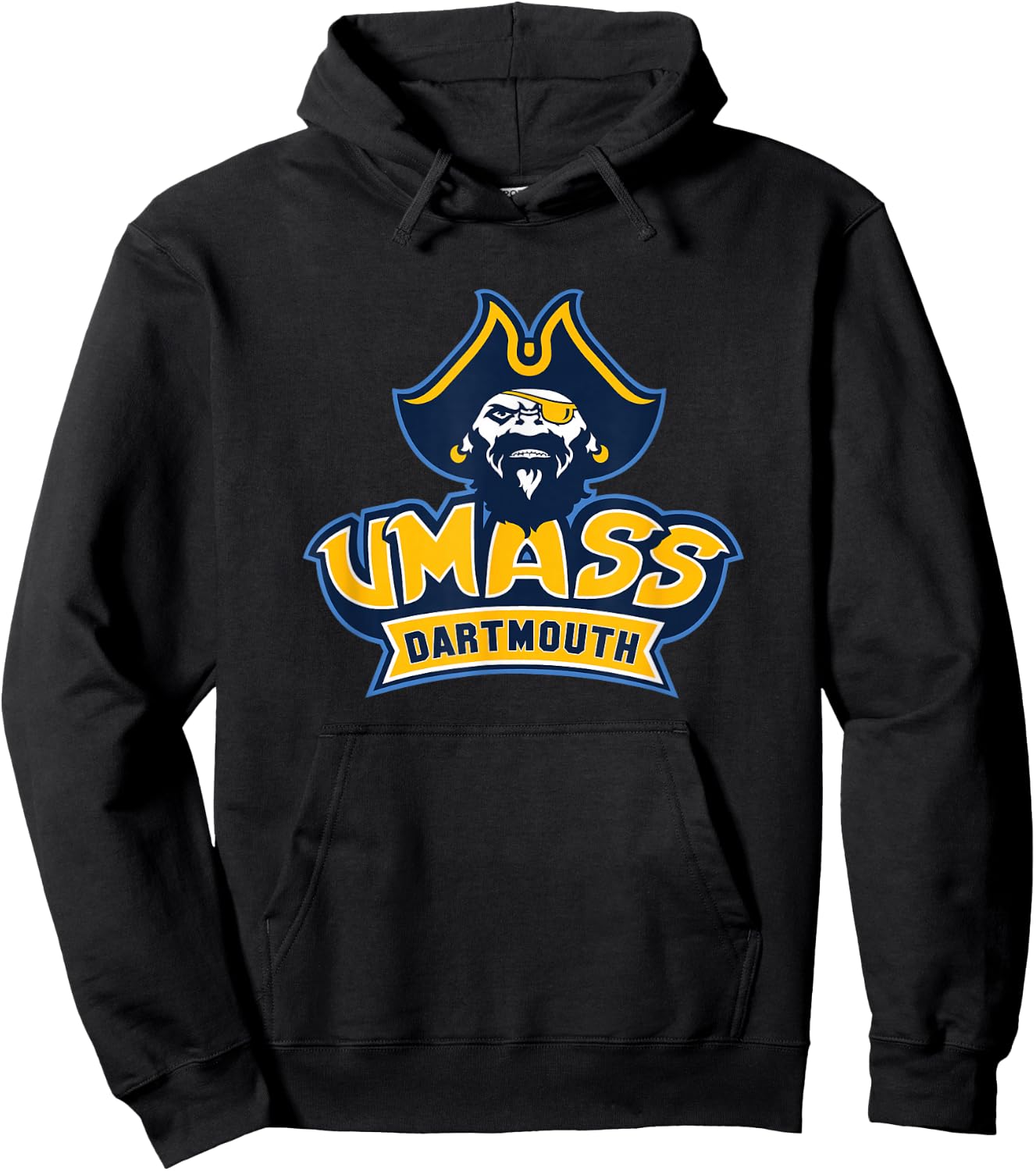 UMass Dartmouth Corsair | Official Licensed NCAA | PPMASD03 Hoodie - Hoodie | Black