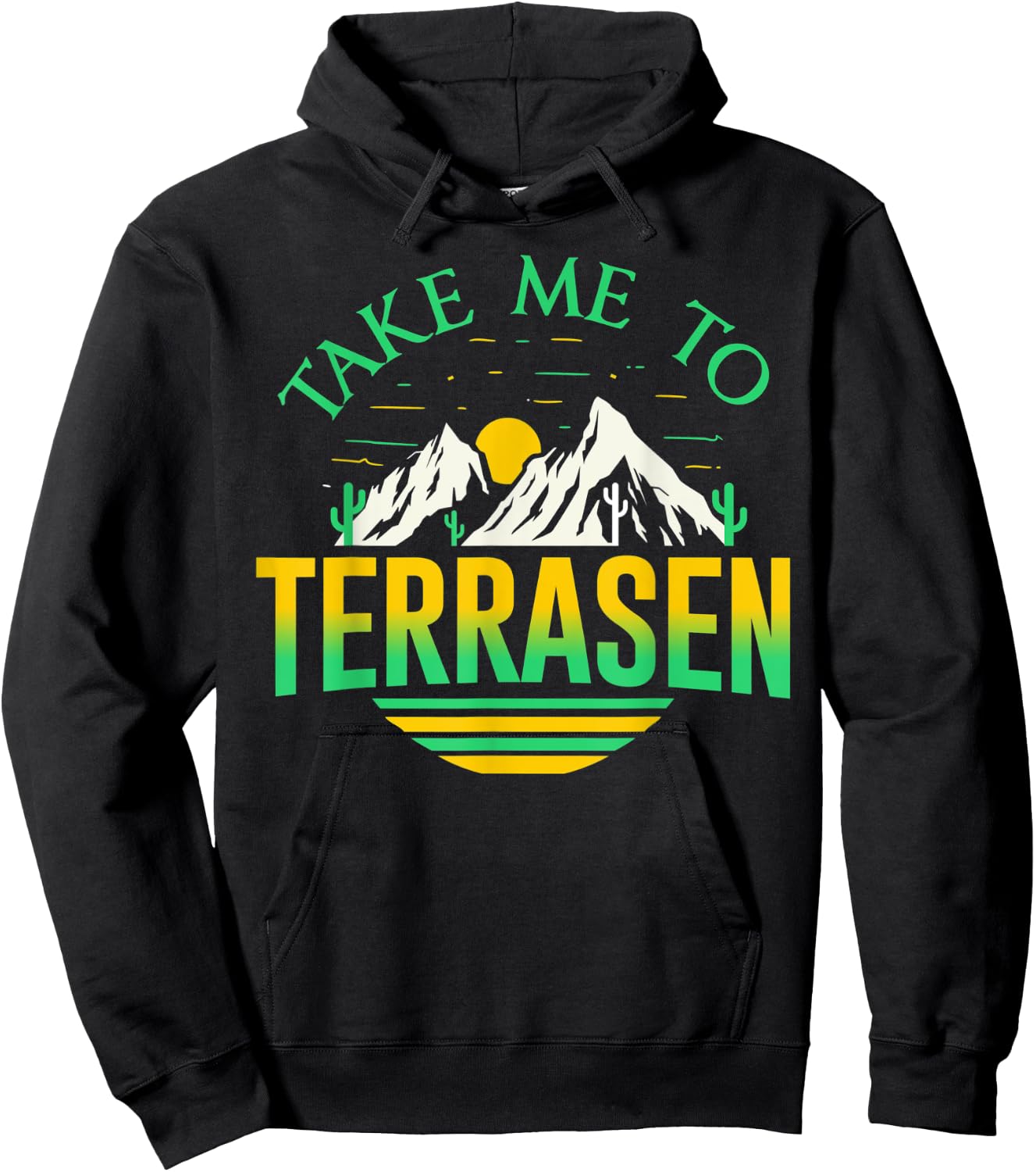 Take Me To Terrasen Nature Adventure Hiking Hoodie - Hoodie | Black