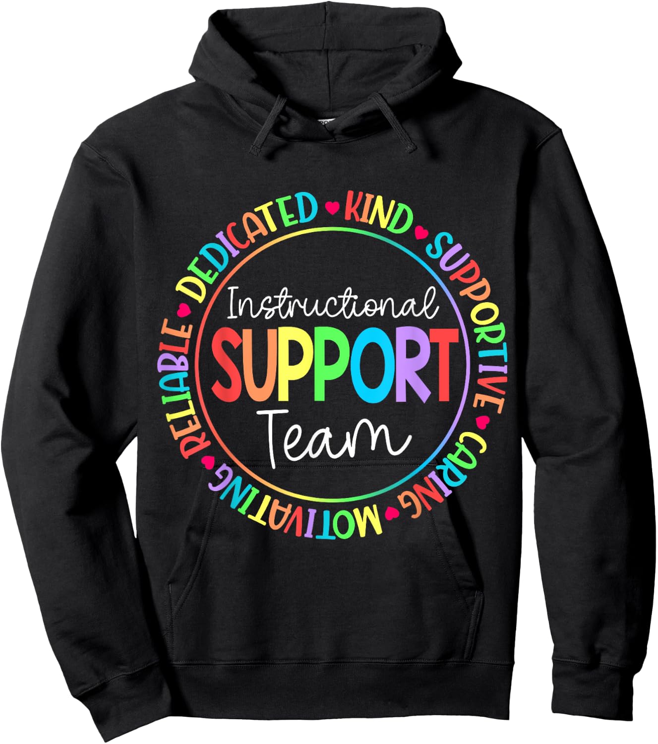Instructional Coach Instructional Support Team Week Hoodie - Hoodie | Black