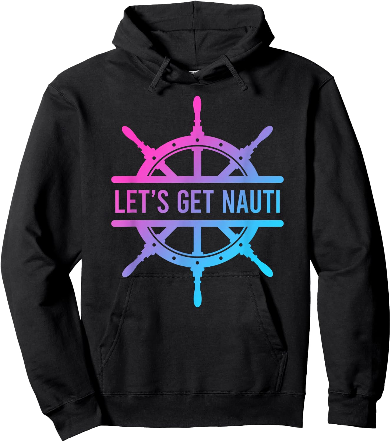 Let's Get Nauti Hoodie - Hoodie | Black