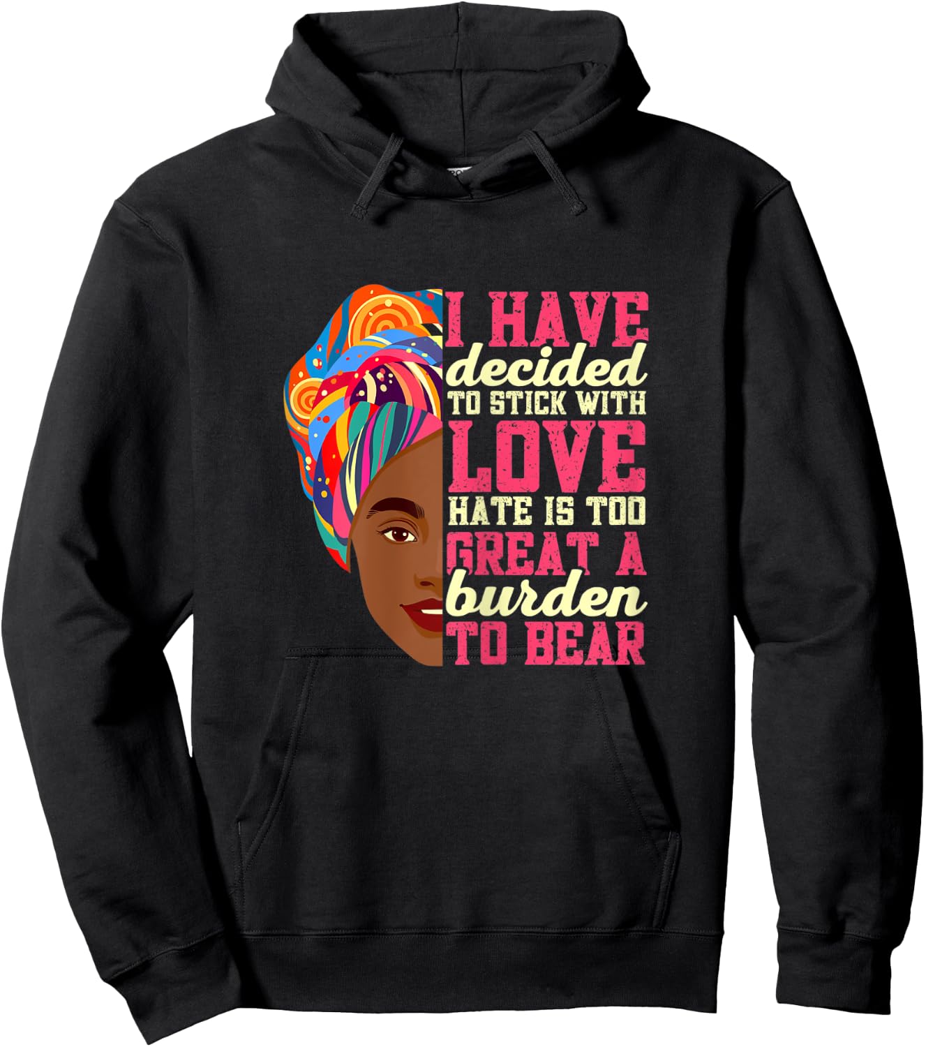 Black History Month Martin Luther King Day Hoodie - Hoodie | Black