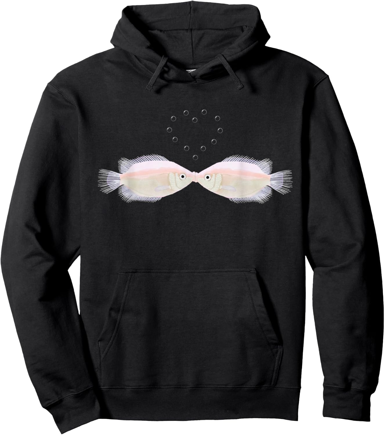 Kissing Fish Hoodie - Hoodie | Black