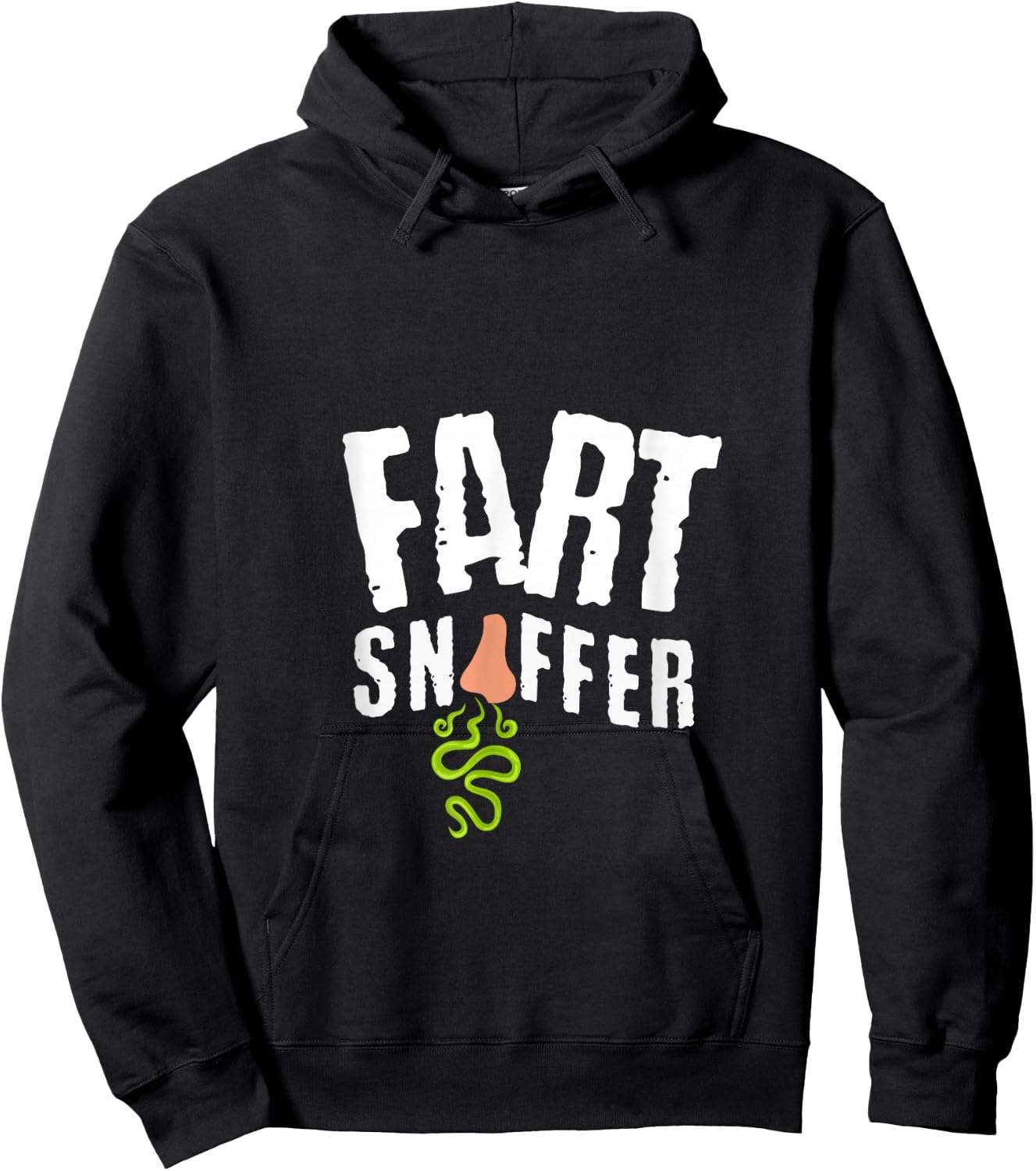 Fart Sniffer Funny Sarcastic Weird Fun Sayings Hoodie - Hoodie | Black