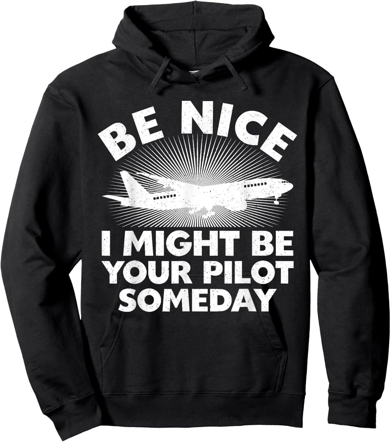 Funny Pilot Design Women Aviation Airplane Pilot Hoodie - Hoodie | Black