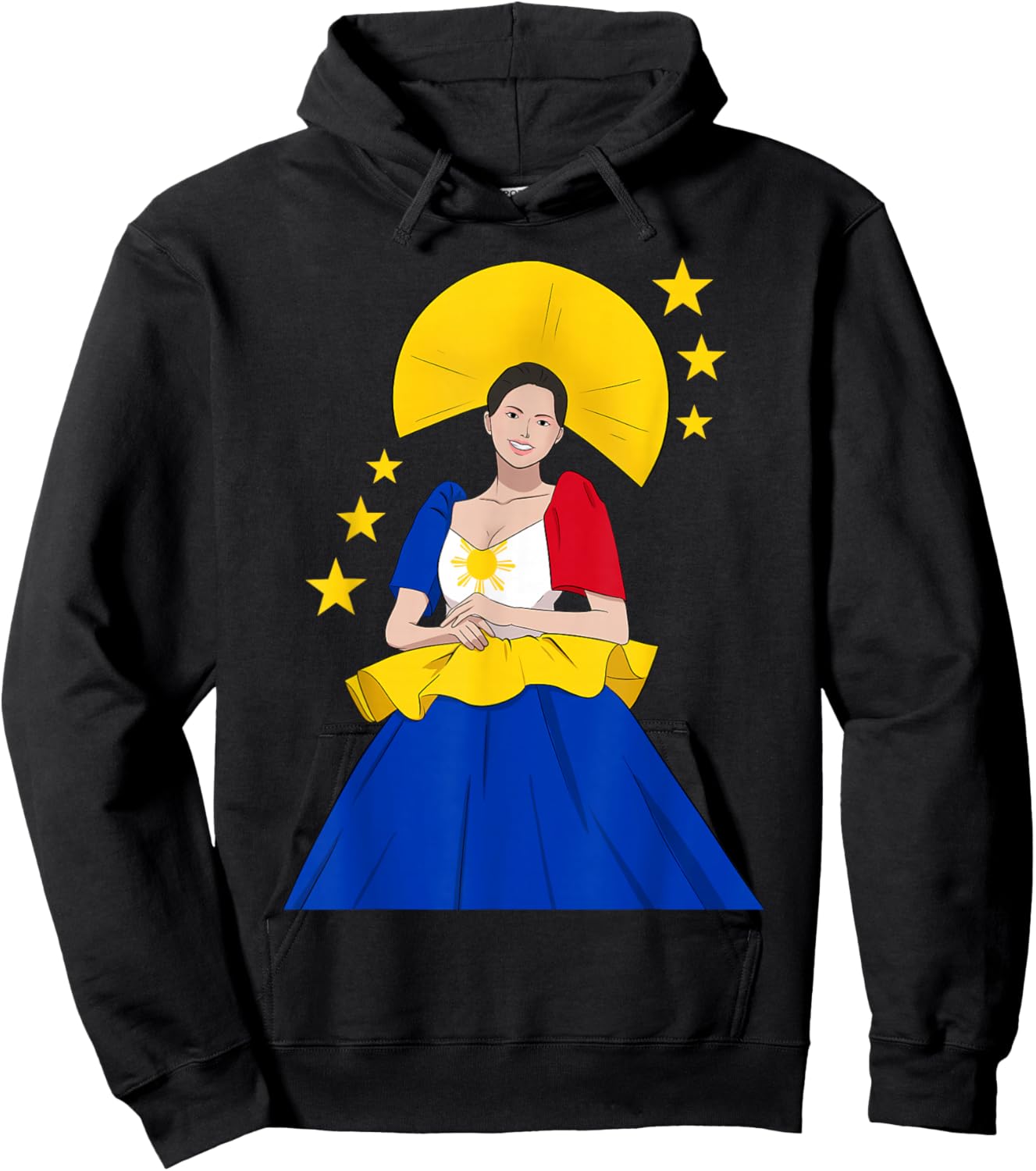 Philippines Pinay Filipina Filipiniana Proud Woman Girl Hoodie - Hoodie | Black