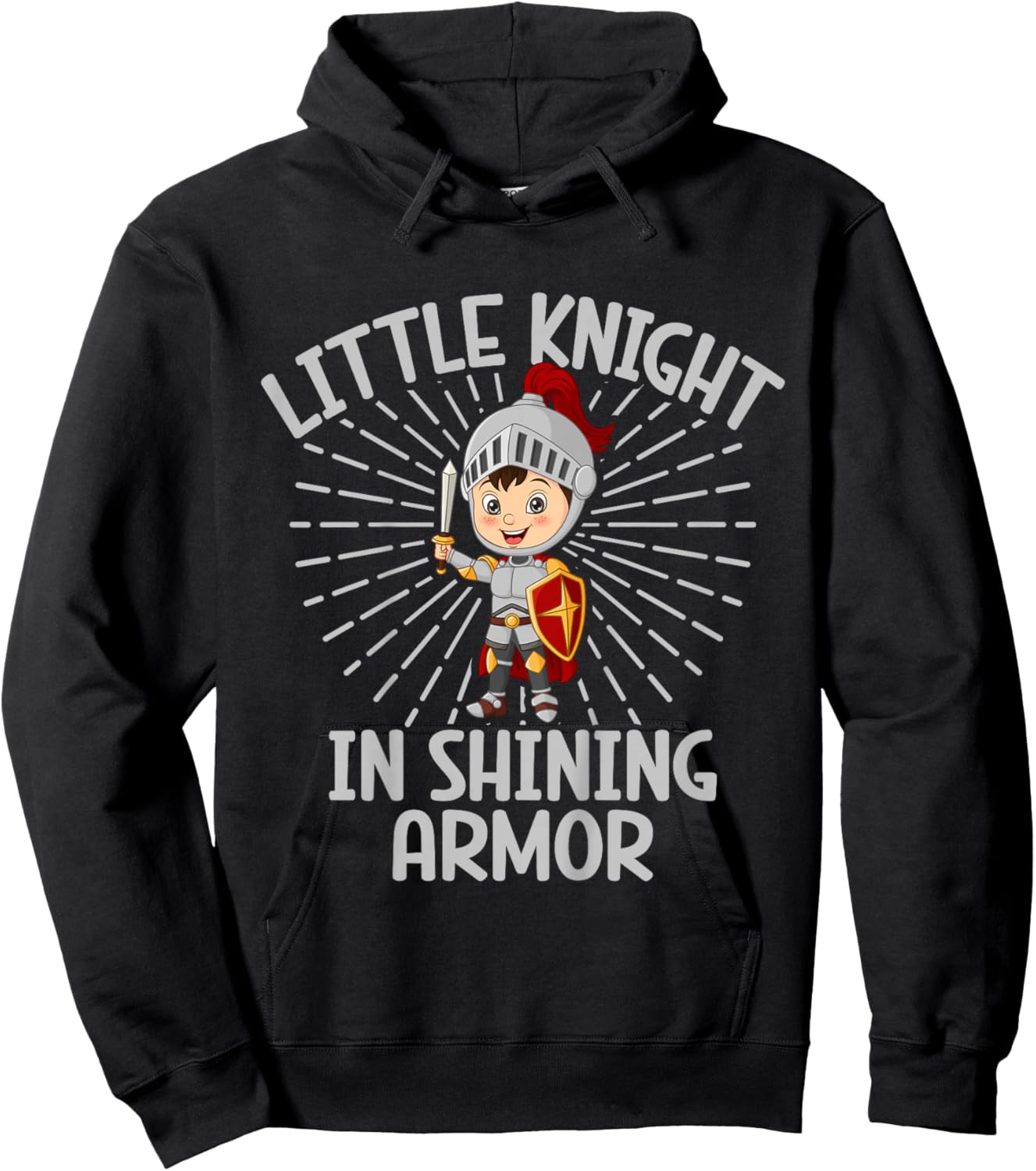 Little Knight in Shining Armor Knight Hoodie - Hoodie | Black