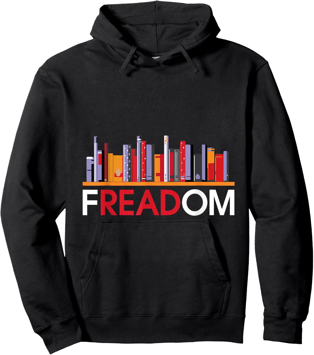 Freadom Anti Ban Books Freedom To Read Book Lover Reading Hoodie - Hoodie | Black