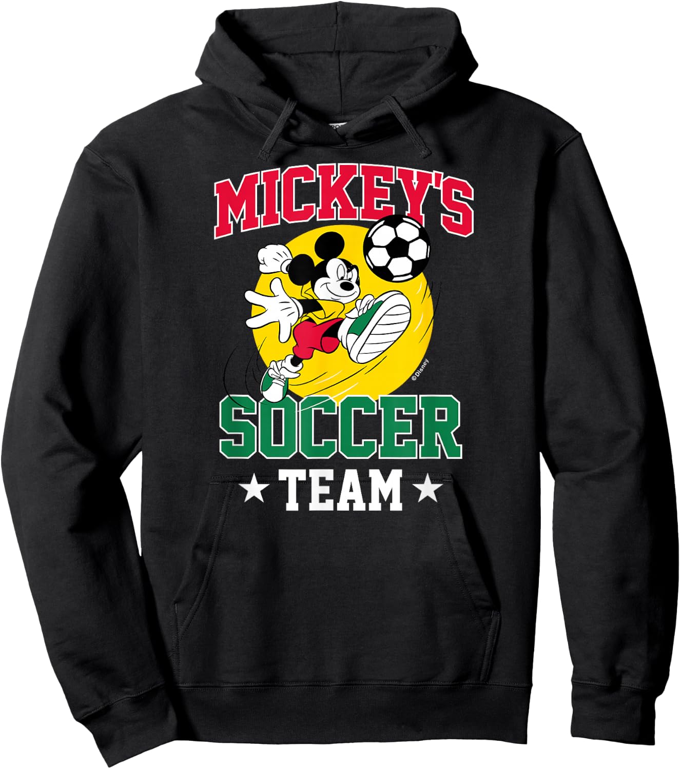 Disney - Mickey's Soccer Team Hoodie - Hoodie | Black