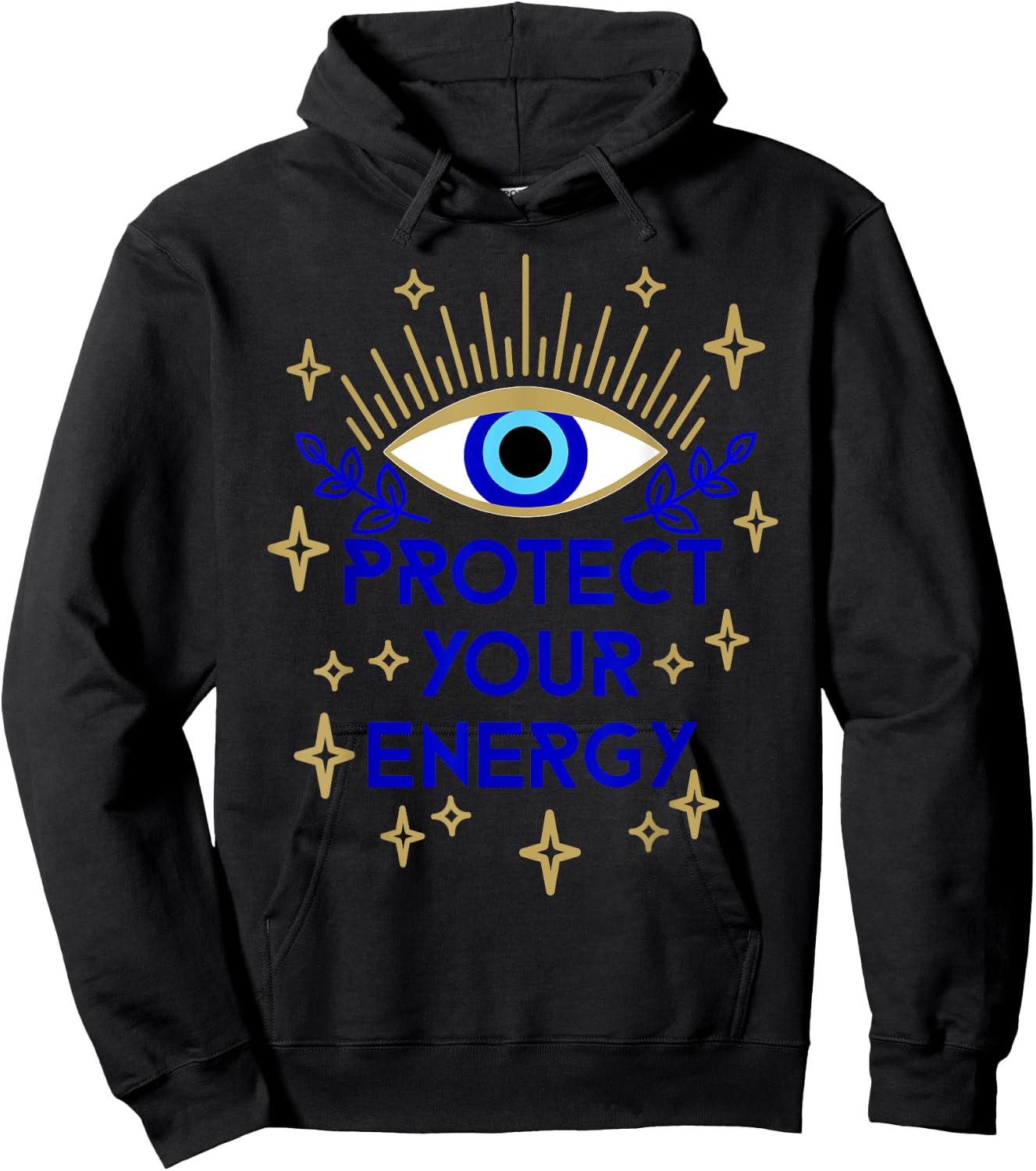 Mal de Ojo Evil Eye Protect Your Energy Hoodie - Hoodie | Black