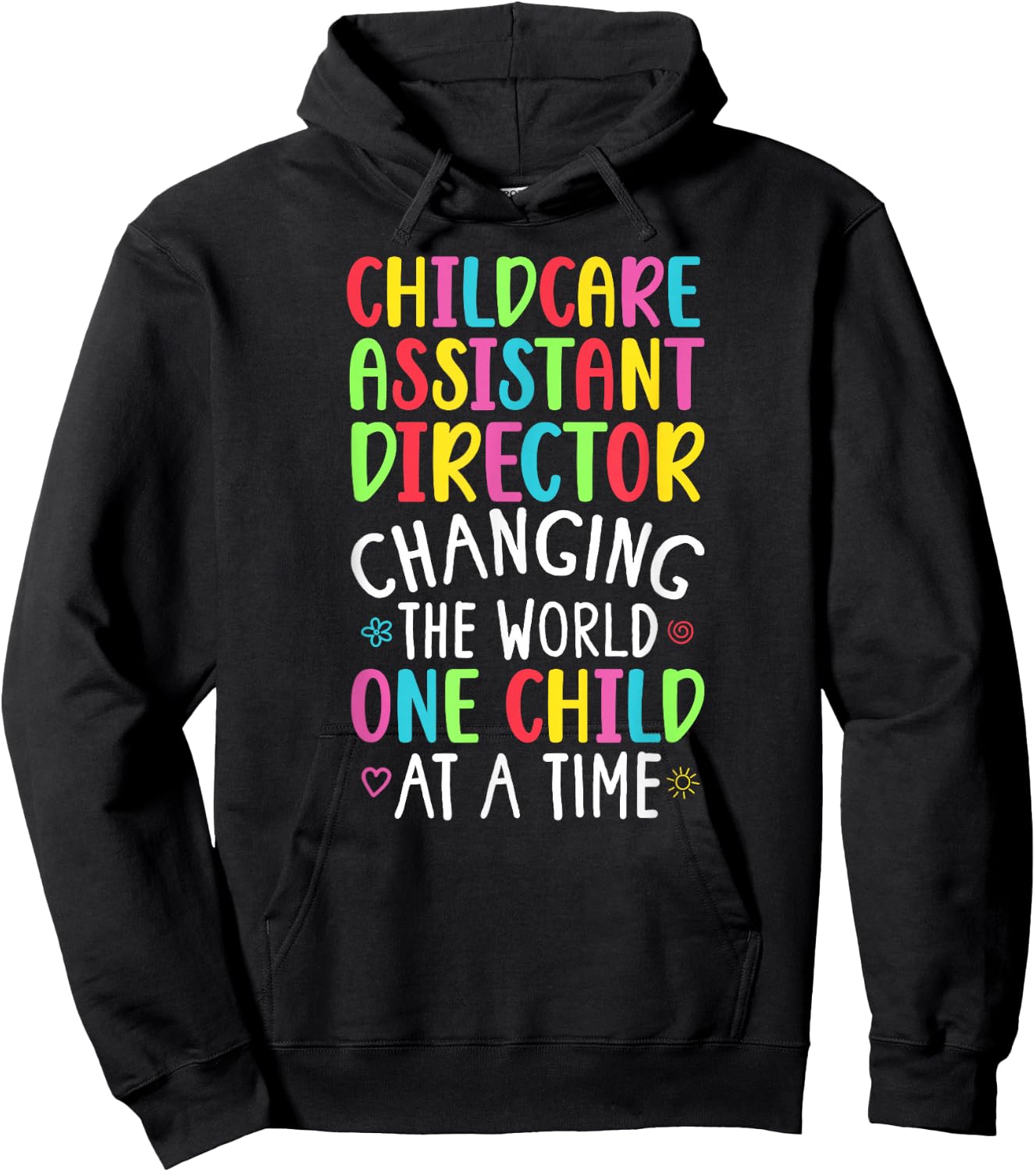 Best Childcare Assistant Director Appreciation Hoodie - Hoodie | Black