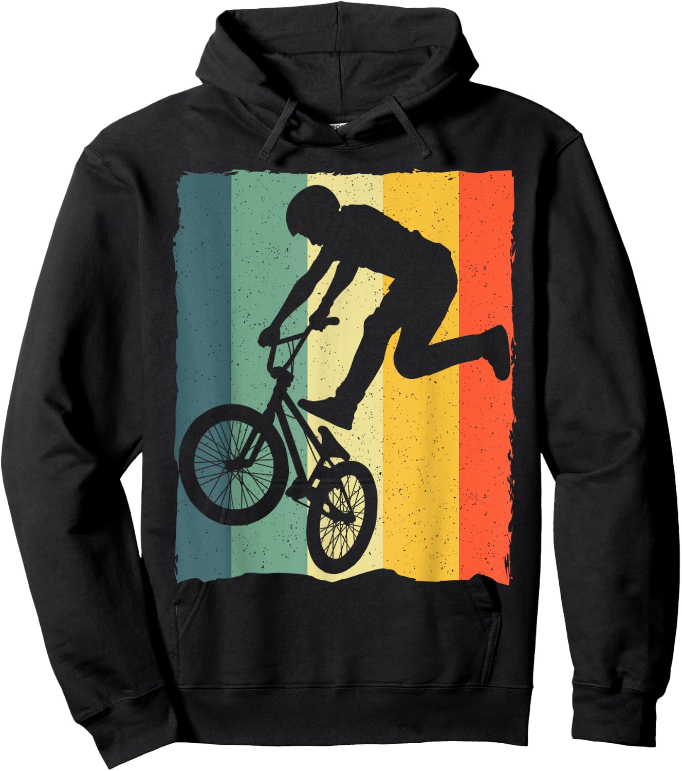 Cool Vintage BMX Women Boys Bike BMX Racing Riders Hoodie - Hoodie | Black
