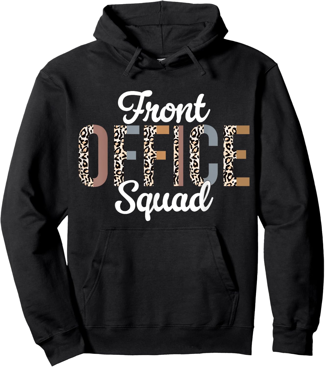 Front Office Squad Administrative Assistant School Secretary Hoodie - Hoodie | Black