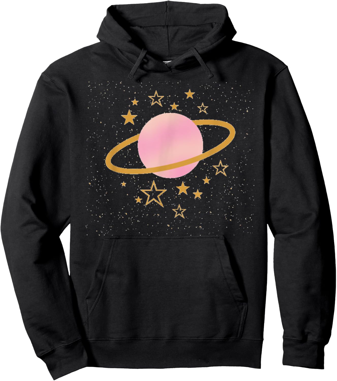 Saturn - Solar System Hoodie - Hoodie | Black