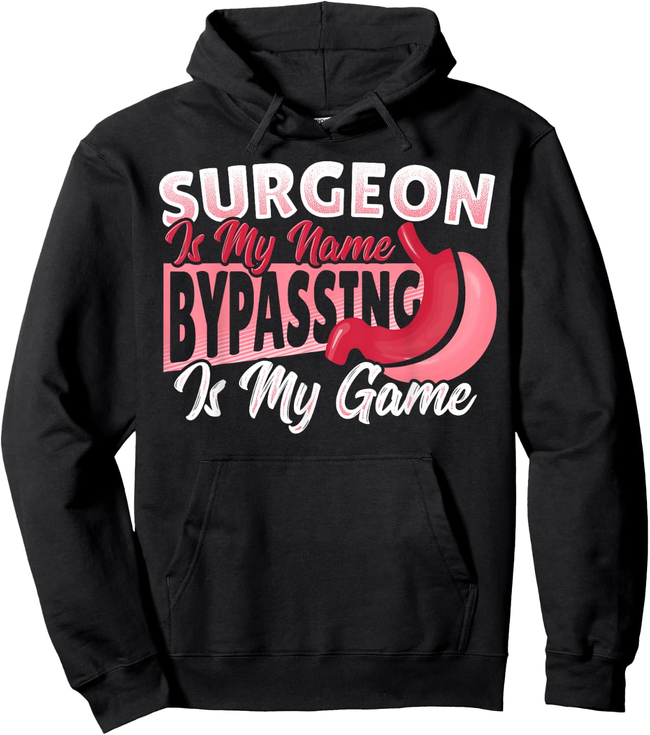 Gastric Surgery Design for Weight Loss Surgery Hoodie - Hoodie | Black
