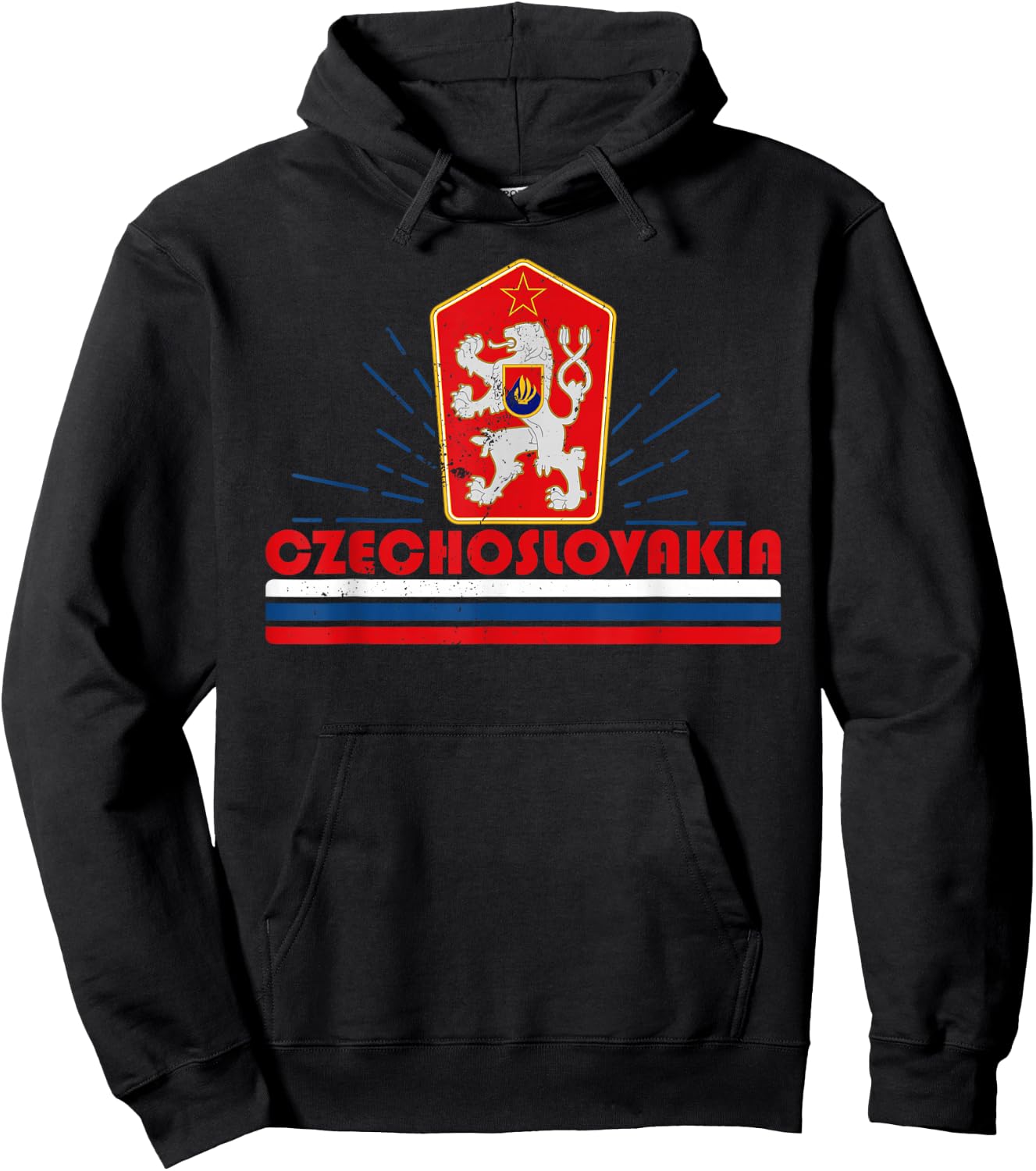 Czechoslovakia Czech Slovak central Europe communist Hoodie - Hoodie | Black