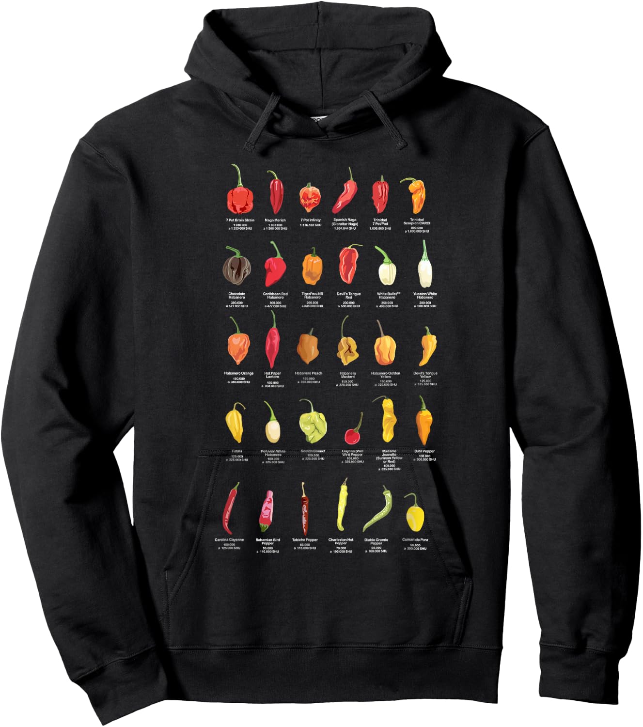 Chili Design for a Chili lover Hoodie - Hoodie | Black