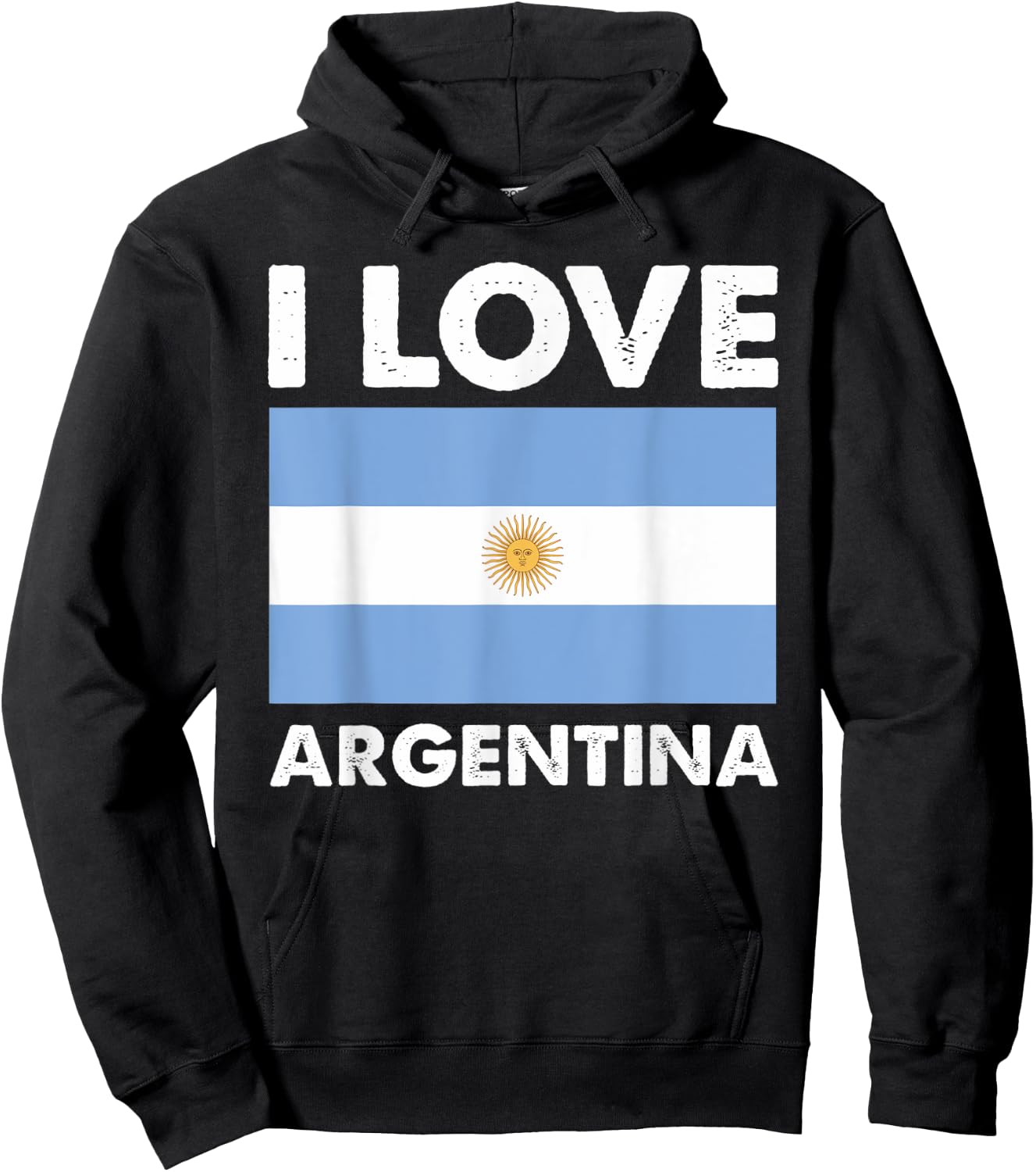 I Love Argentina I Heart Argentina Family Travel Argentina Hoodie - Hoodie | Black