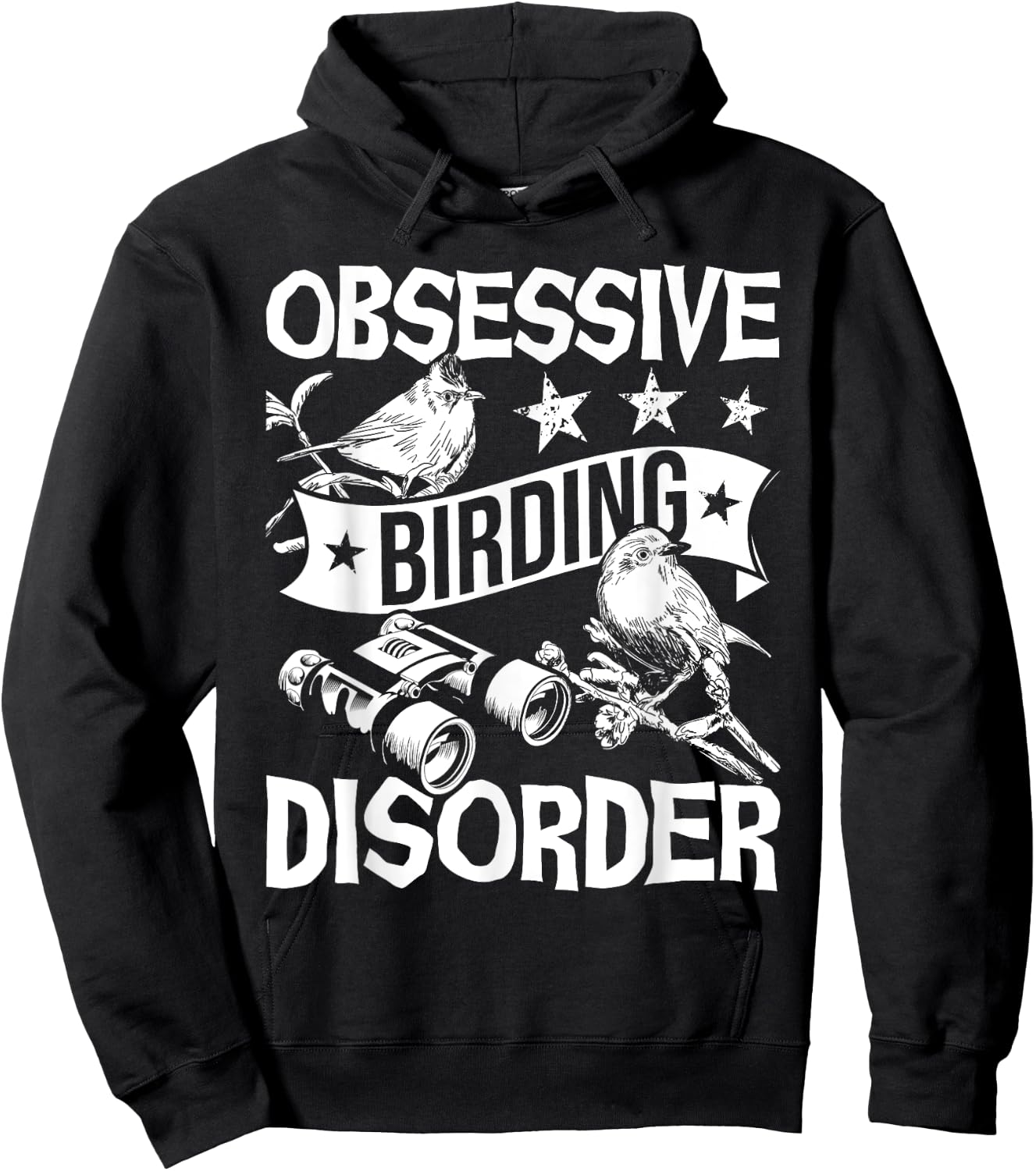 Obsessive Birding Disorder - Bird Watching Birder Watcher Hoodie - Hoodie | Black