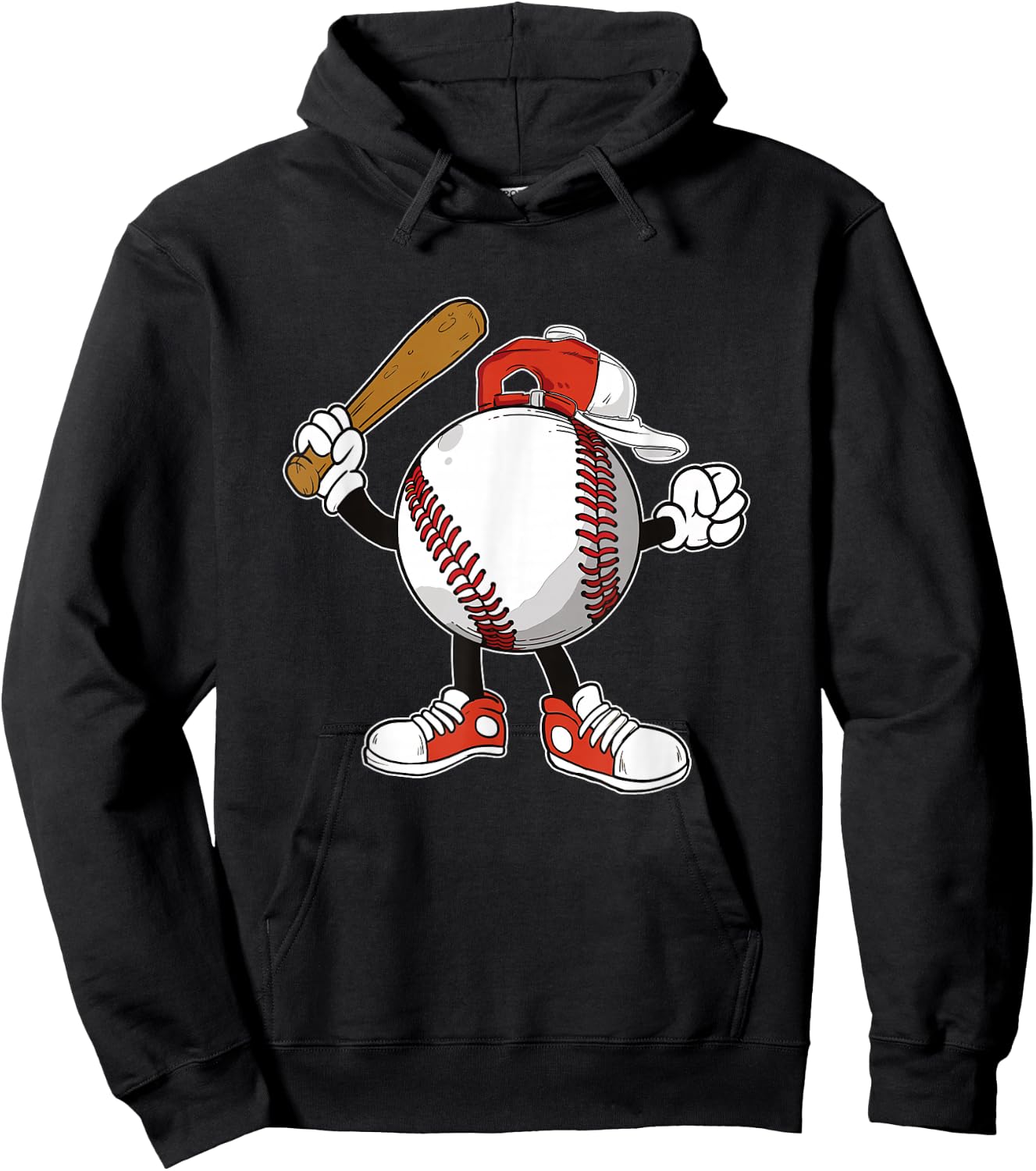 Baseball Boy Hoodie - Hoodie | Black
