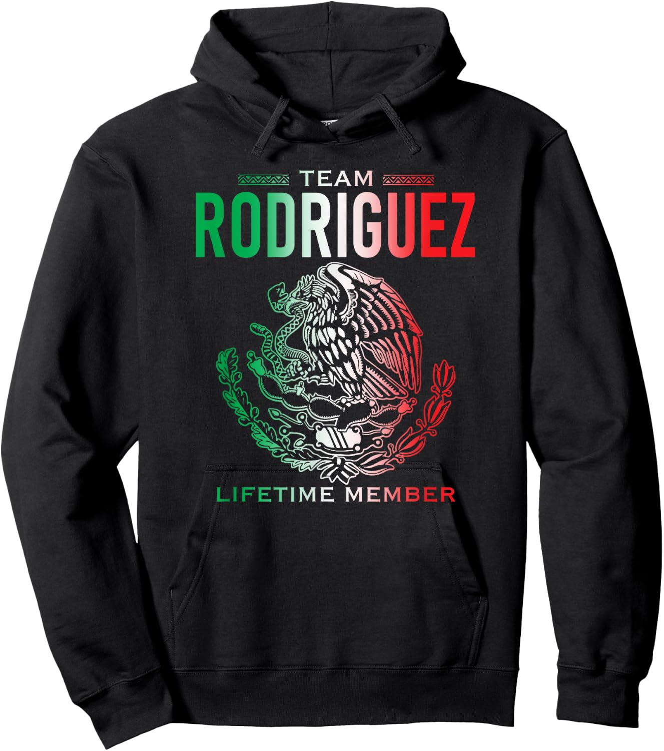 Team Rodriguez Lifetime Member Family Reunion Hoodie - Hoodie | Black