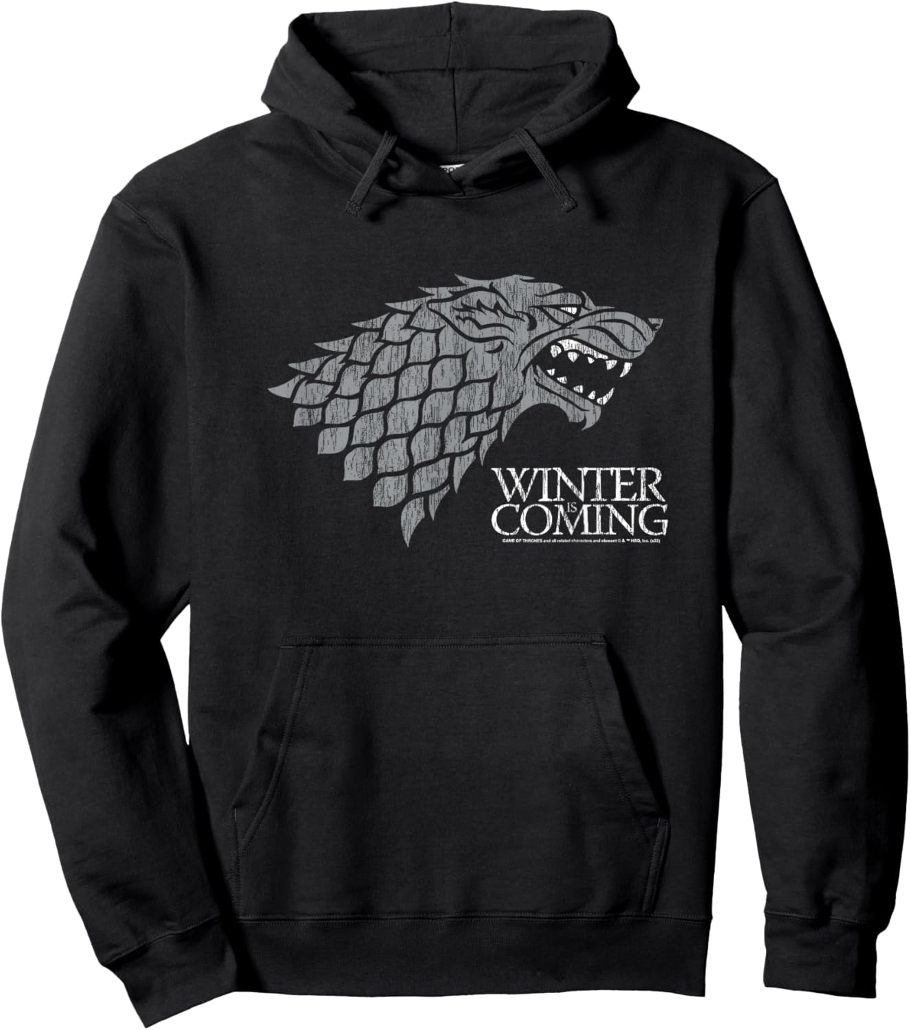 Game of Thrones Startk Winter is Coming on Black Hoodie - Hoodie | Black