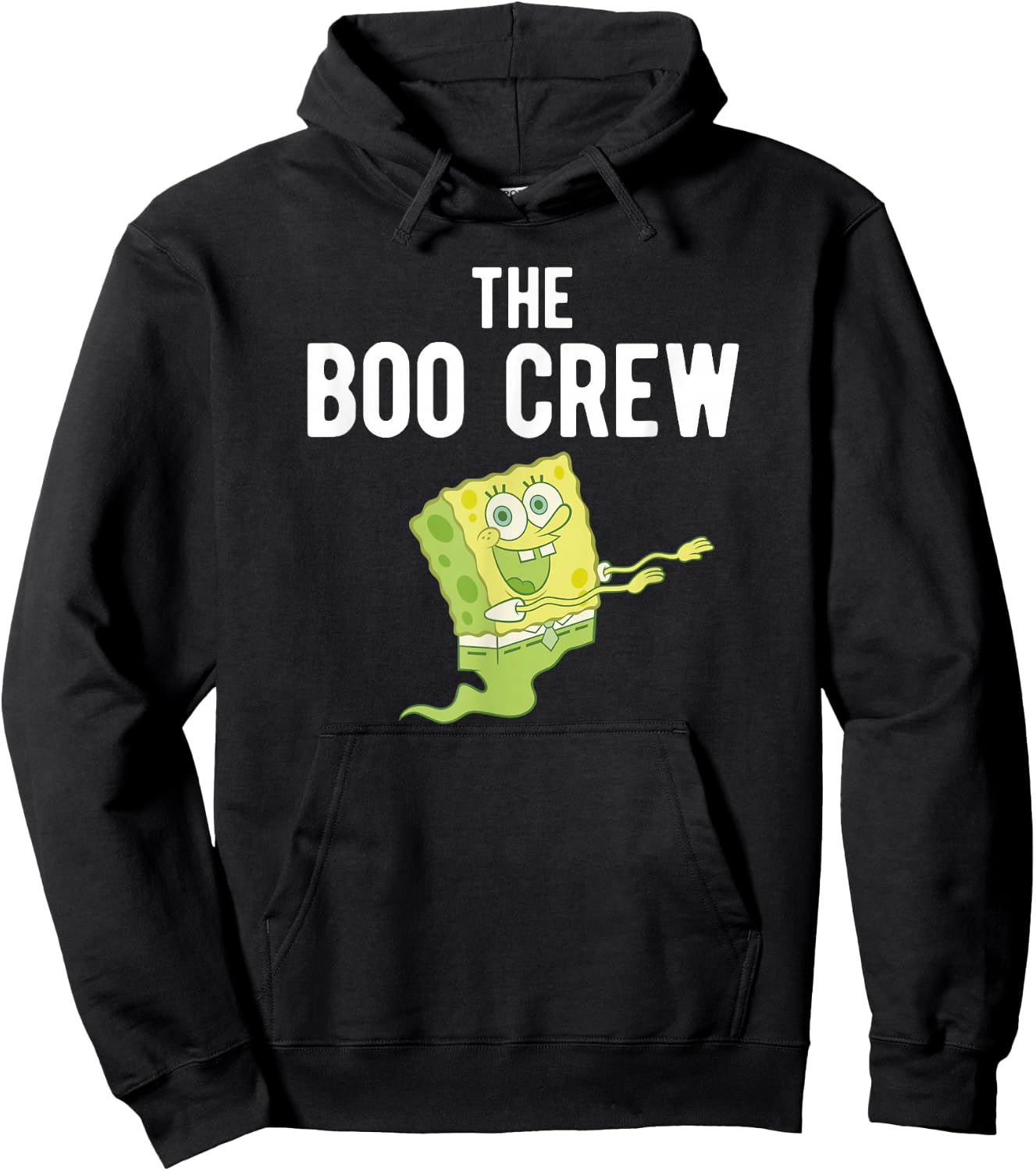 SpongeBob SquarePants Halloween SpongeBob Ghost Boo Crew Hoodie - Hoodie | Black