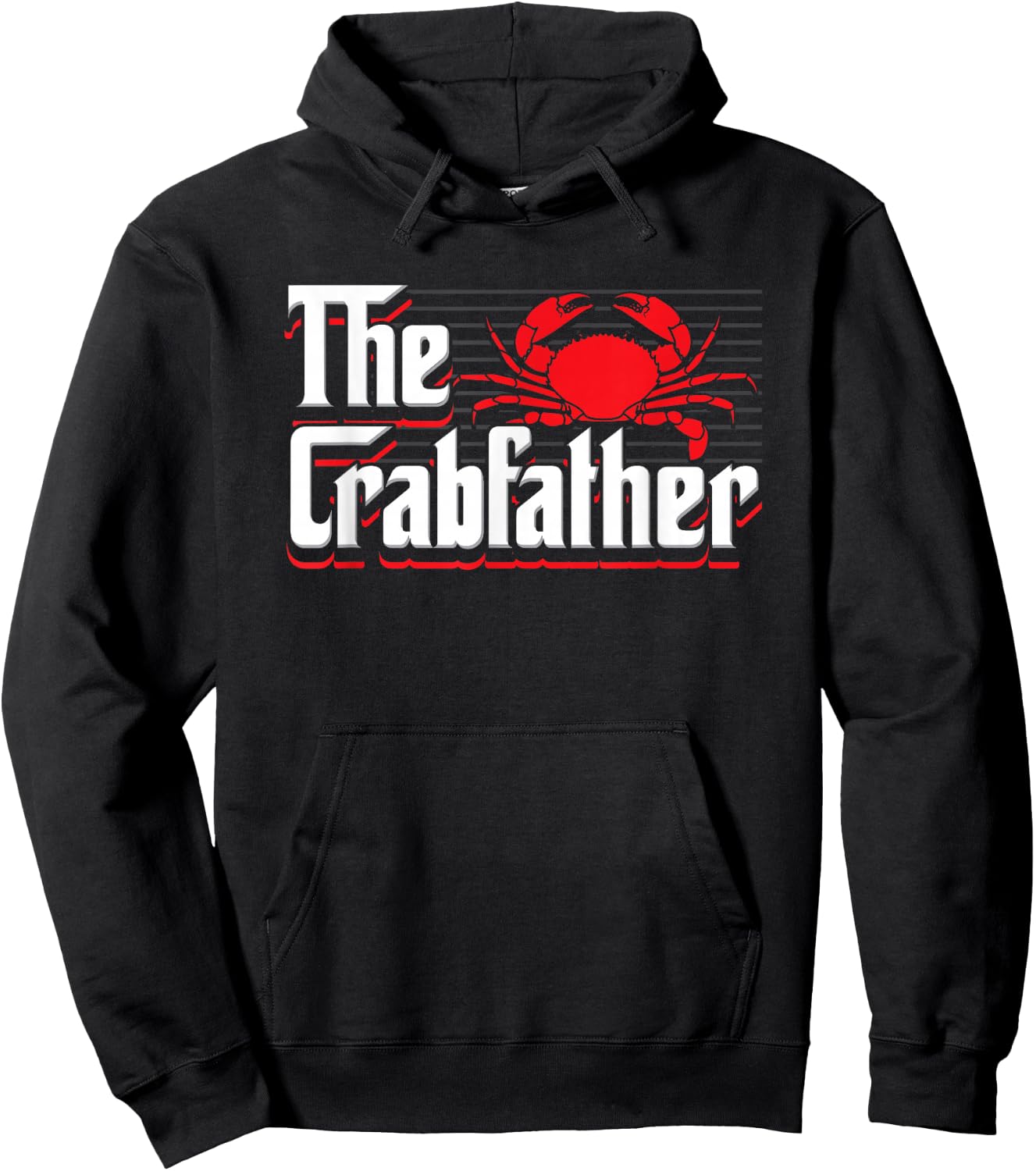 The Crabfather Funny Crawfish Hoodie - Hoodie | Black