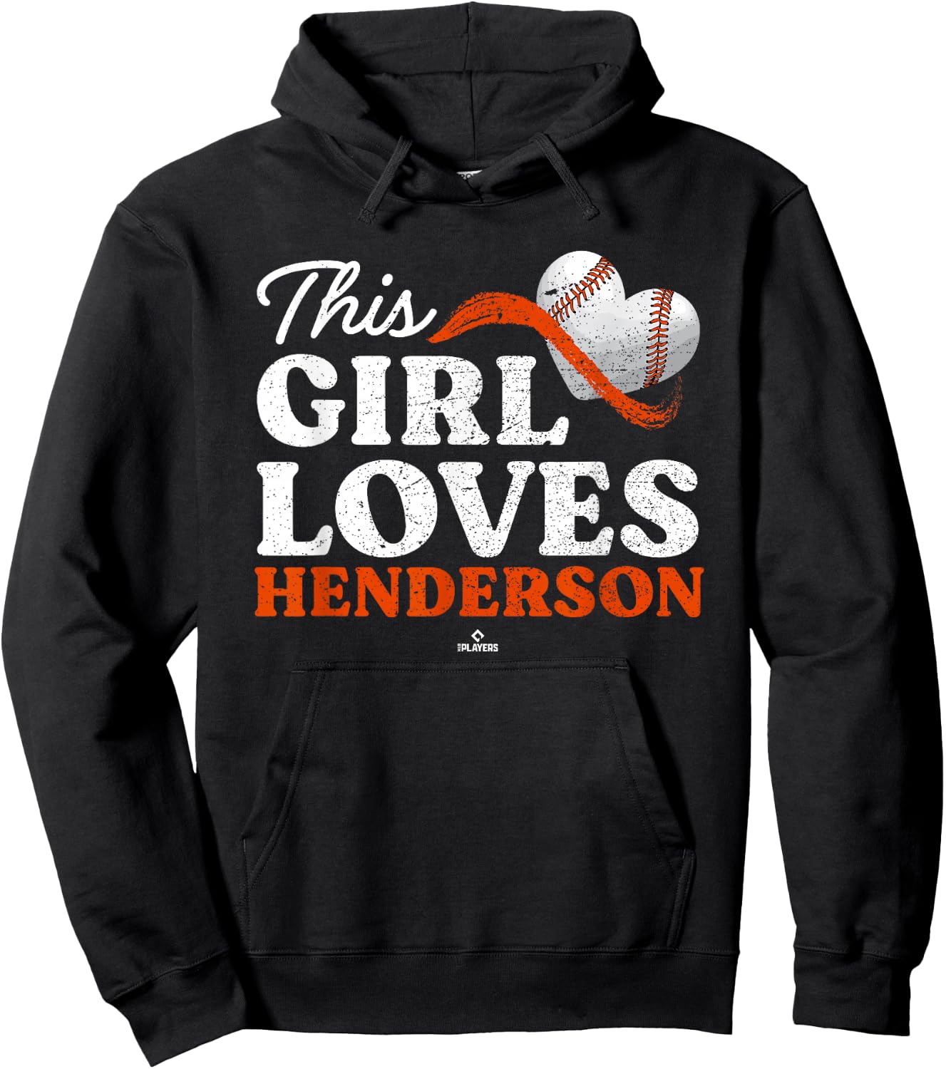This Girl Loves Gunnar Henderson Baltimore MLBPA Hoodie - Hoodie | Black