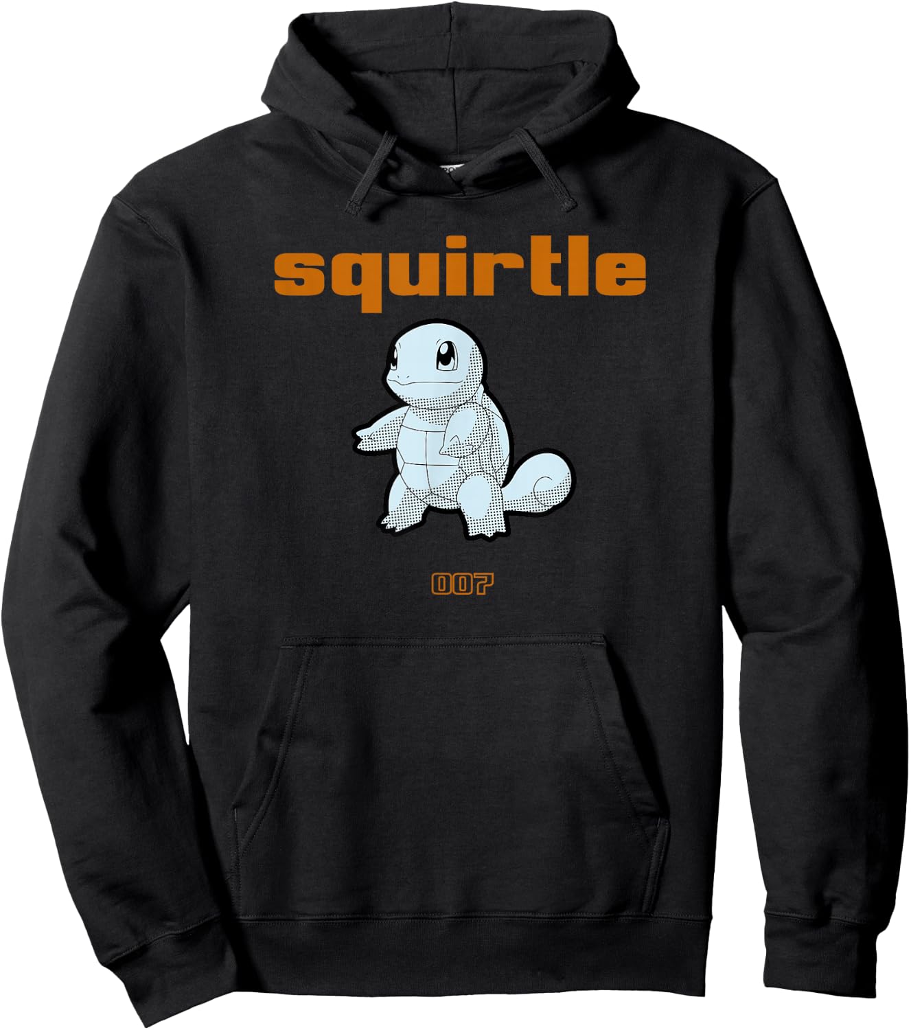 Pokémon Squirtle 007 Standing Pose Portrait Hoodie - Hoodie | Black