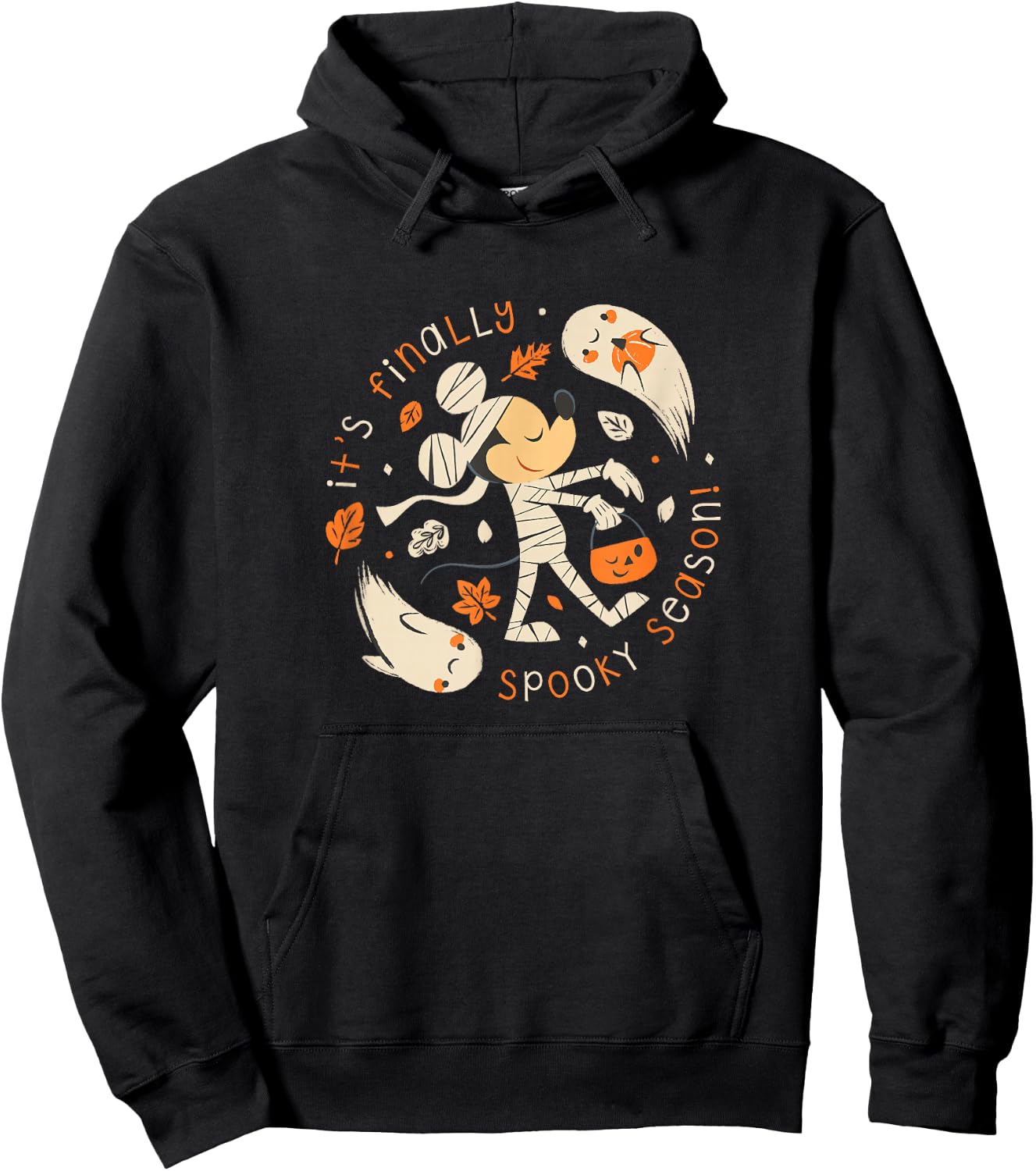 Disney Mickey and Friends Halloween Finally Spooky Season! Hoodie - Hoodie | Black