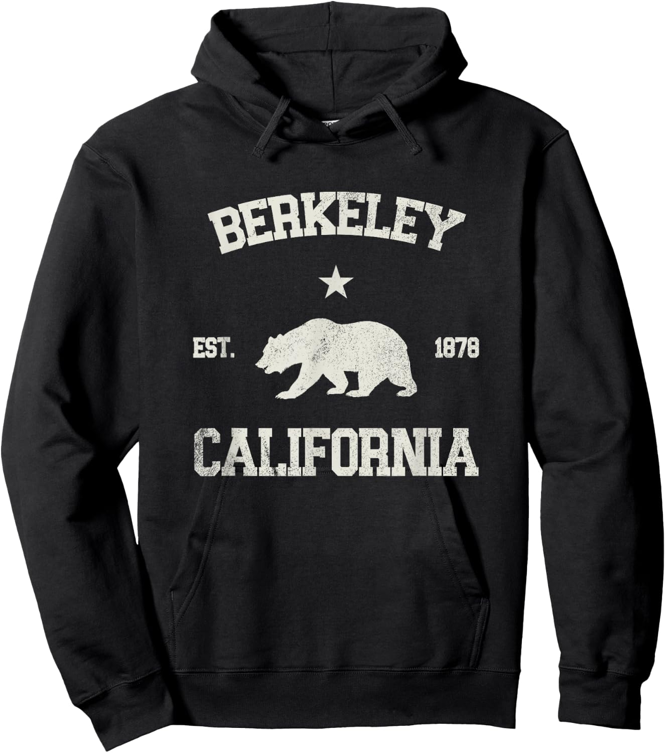 Berkeley California Hoodie - Hoodie | Black
