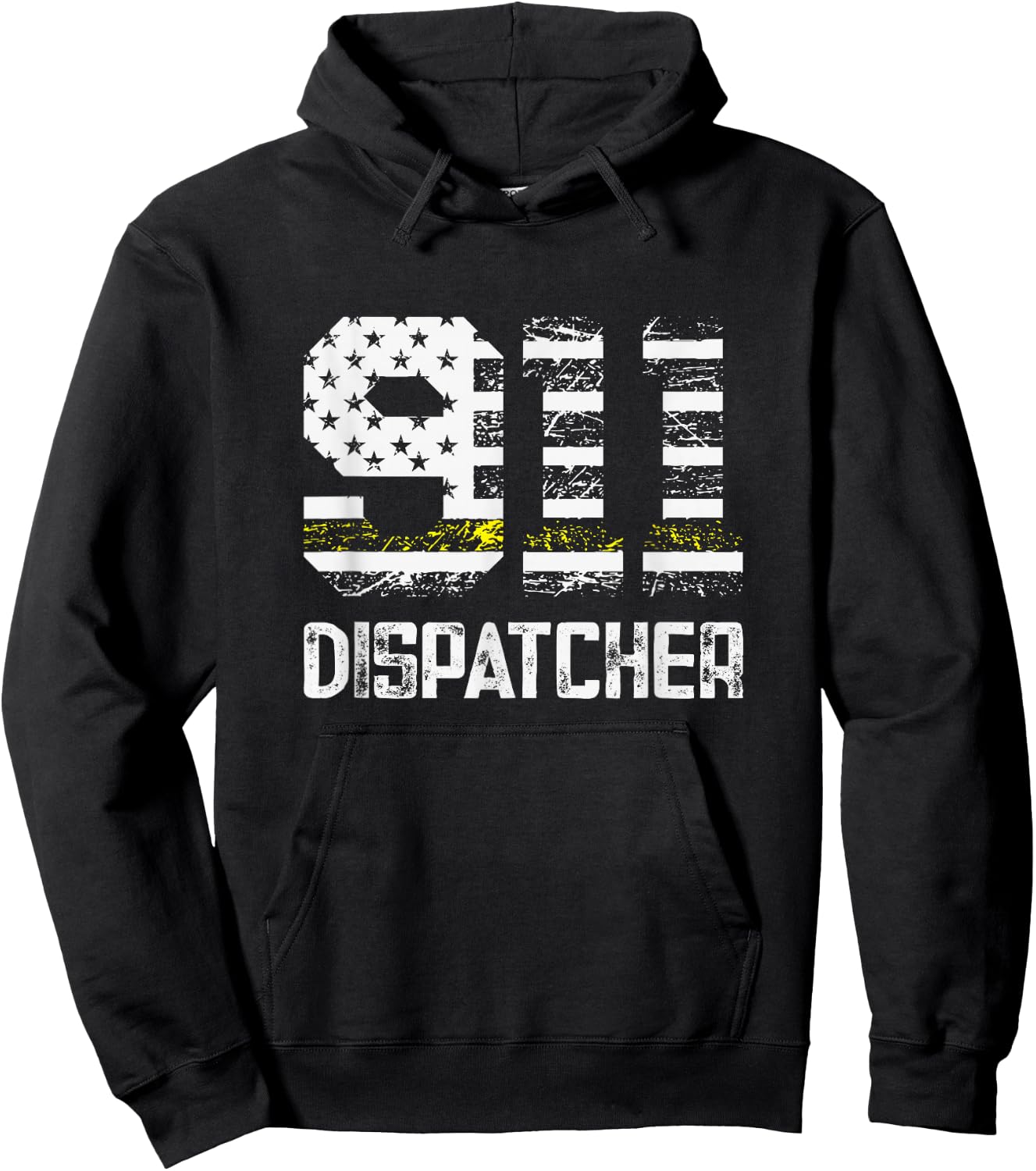 Fire Police Dispatcher 911 Emergency Services Hoodie - Hoodie | Black