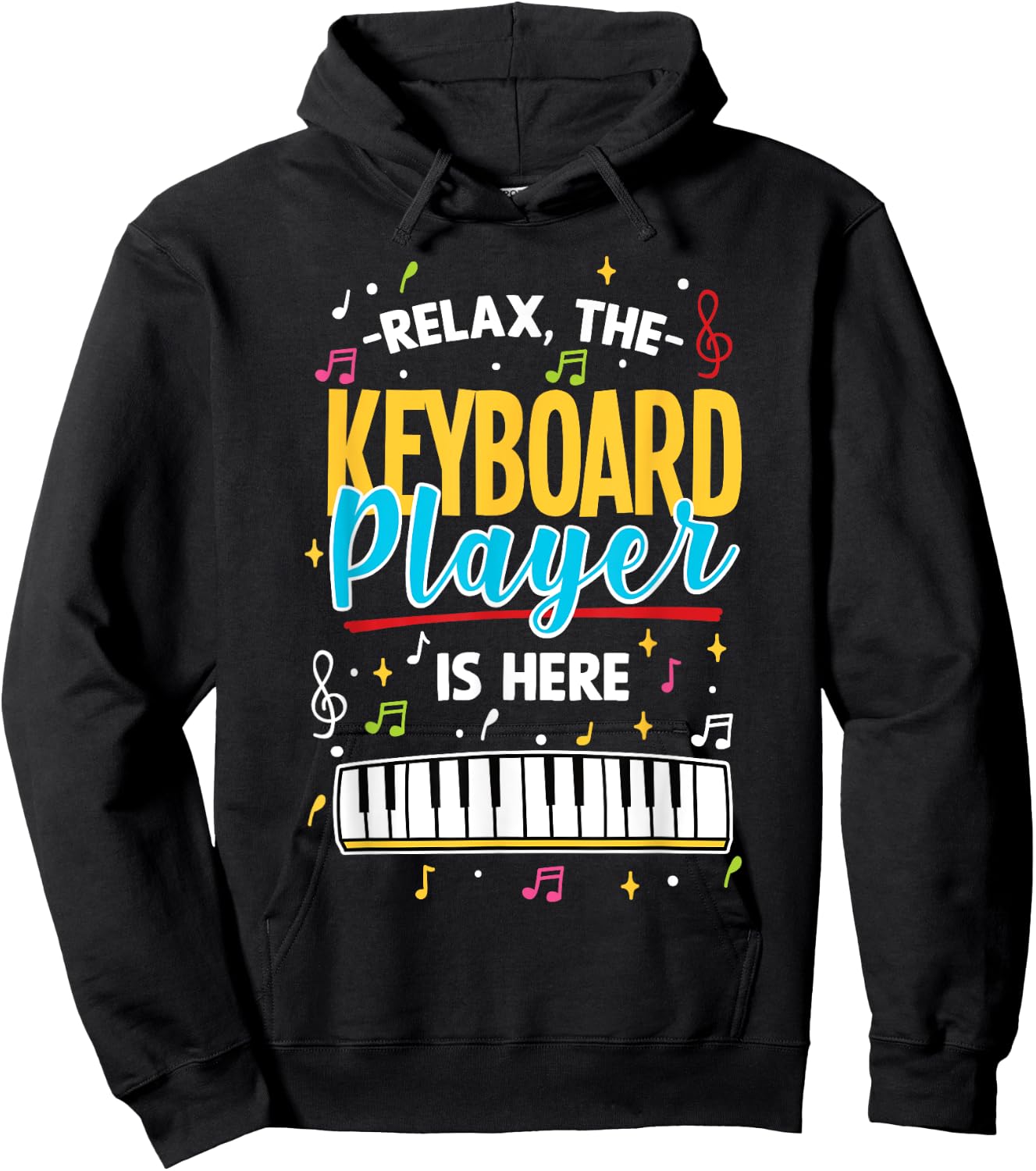 Pianist Keyboard Piano Player Hoodie - Hoodie | Black
