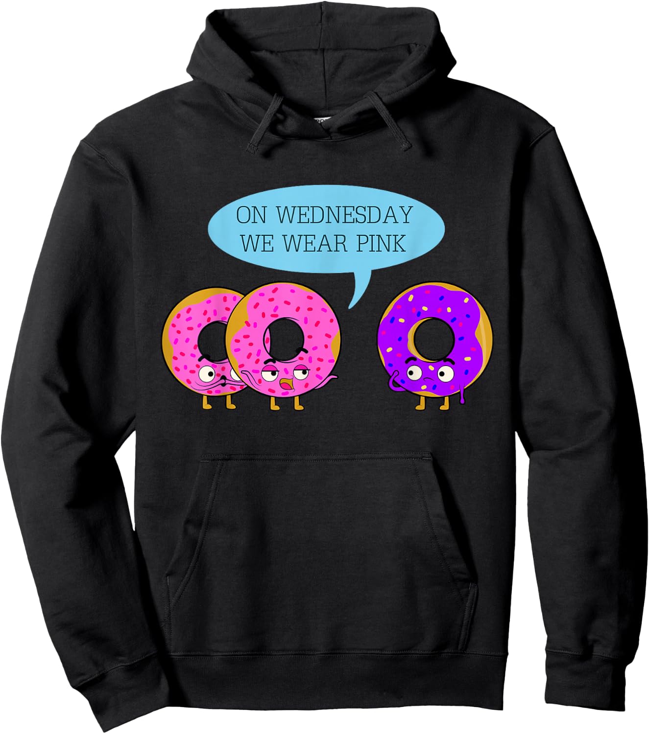 On Wednesday We Wear Pink Hoodie - Hoodie | Black