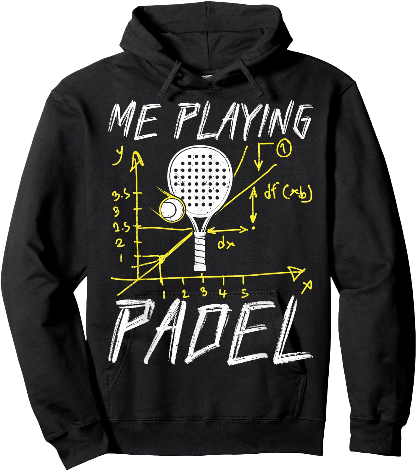 Me Playing Padel | Padel Tennis Funny Padel Hoodie - Hoodie | Black