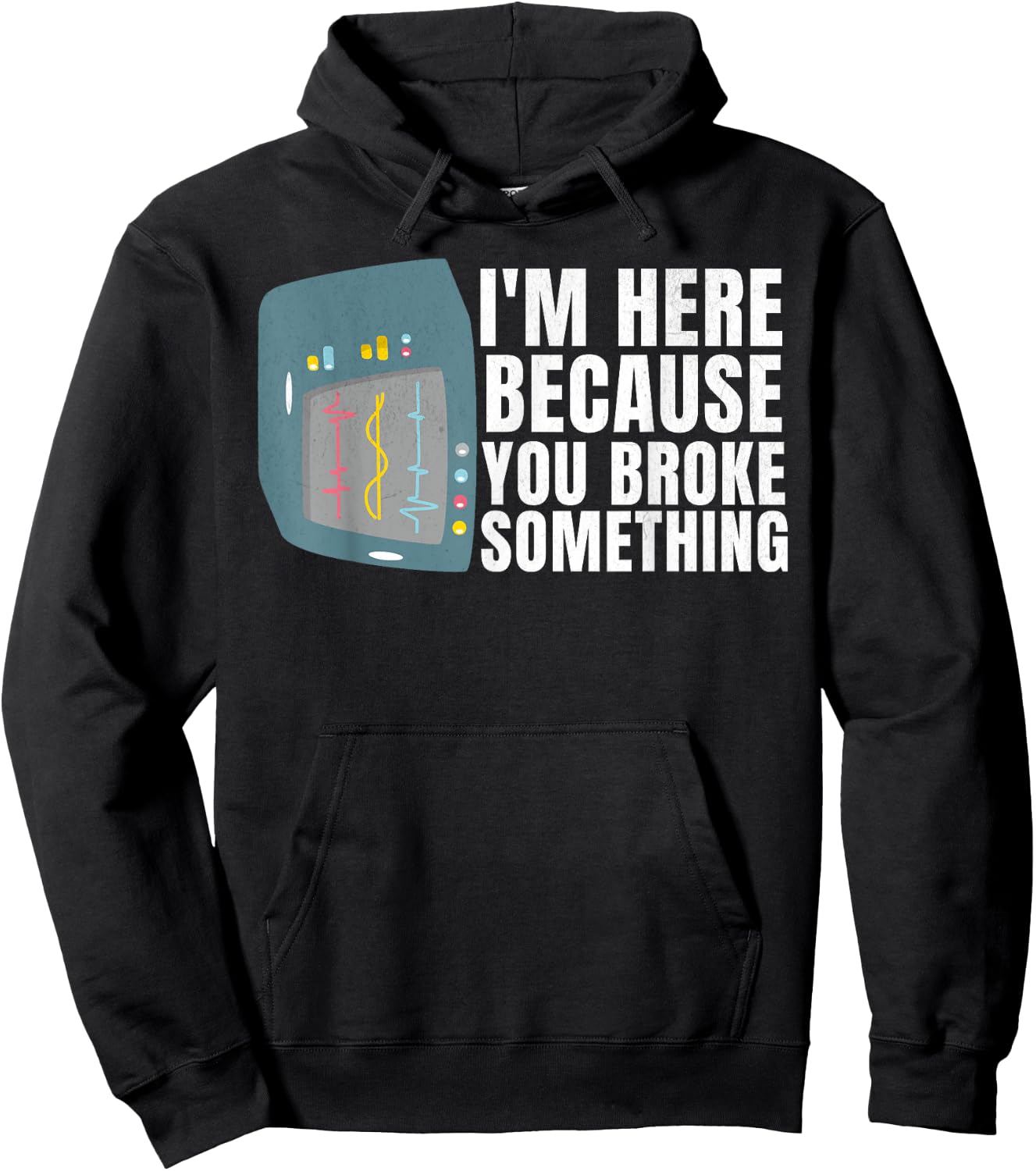 Funny Biomed Tech, Biomed Technician, Biomedical Technician Hoodie - Hoodie | Black