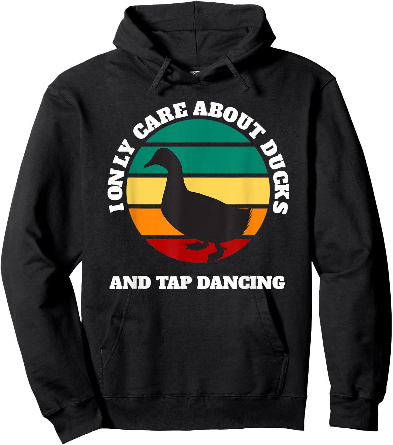 Ducks and tap dancing care about Hoodie - Hoodie | Black