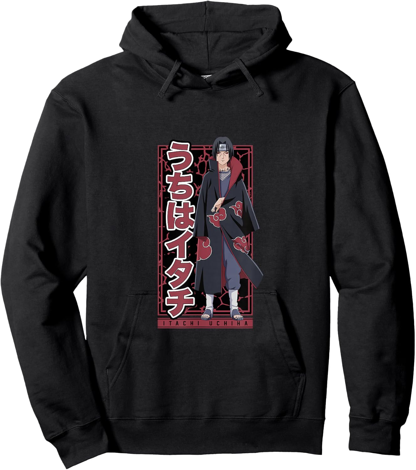 Naruto Shippuden Itachi Uchiha Small Hoodie - Hoodie | Black