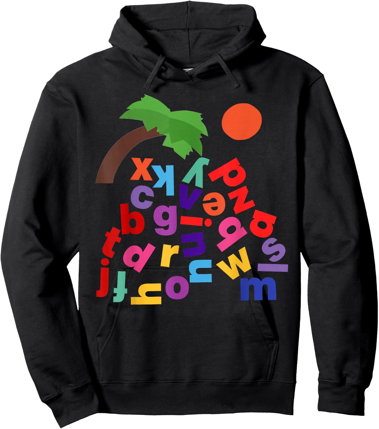 Alphabet Boom Tree Hoodie - Hoodie | Black