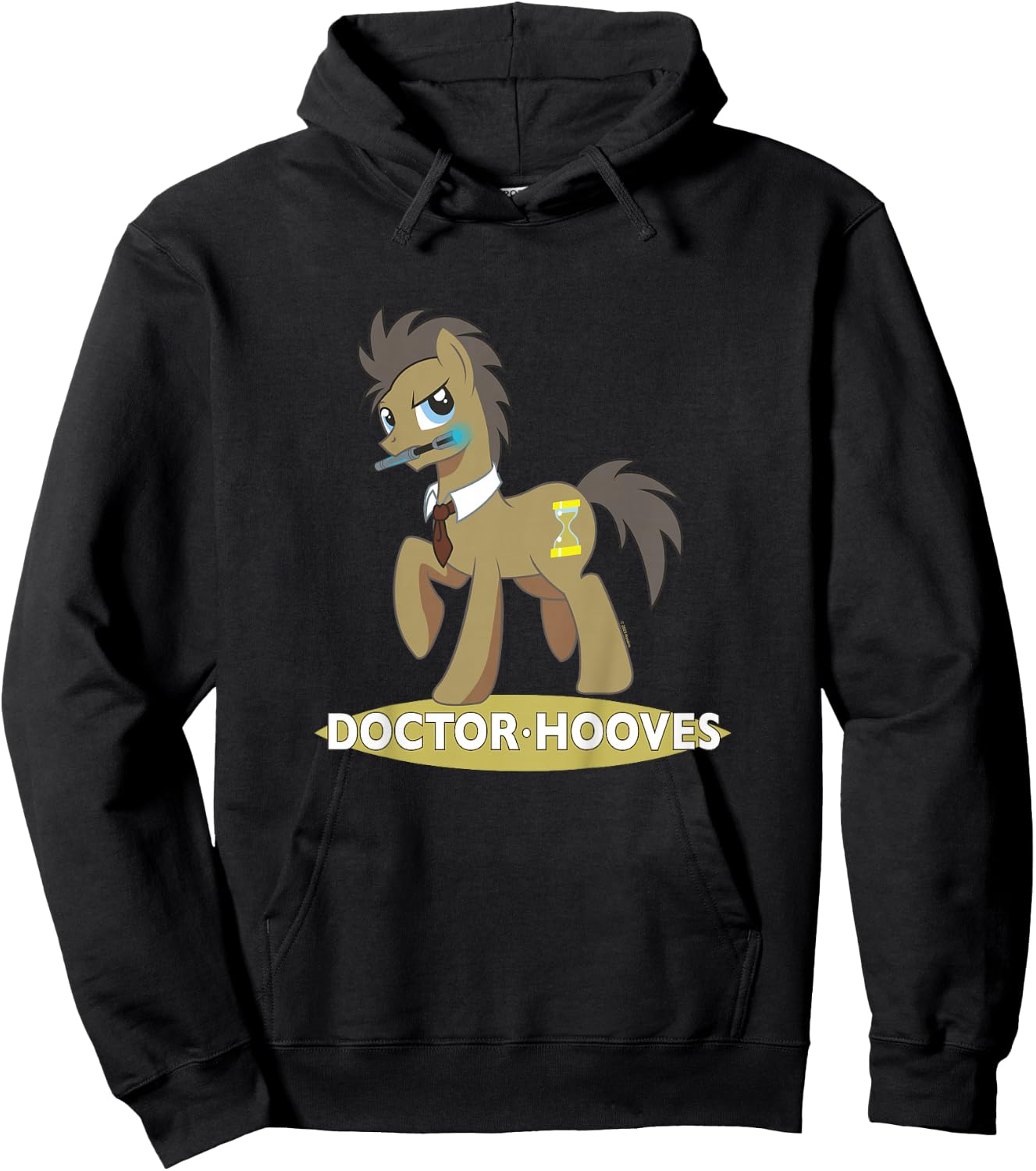 Kids My Little Pony: Friendship Is Magic Doctor Hooves Logo Hoodie - Hoodie | Black