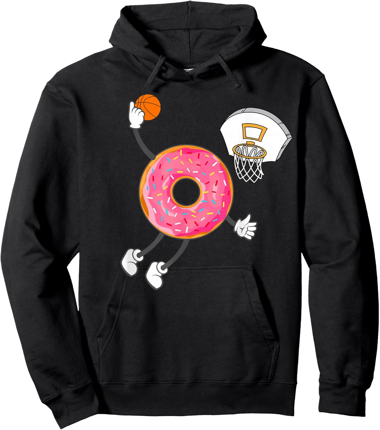 Dunking Donut Hole Food Champ Hoodie - Hoodie | Black