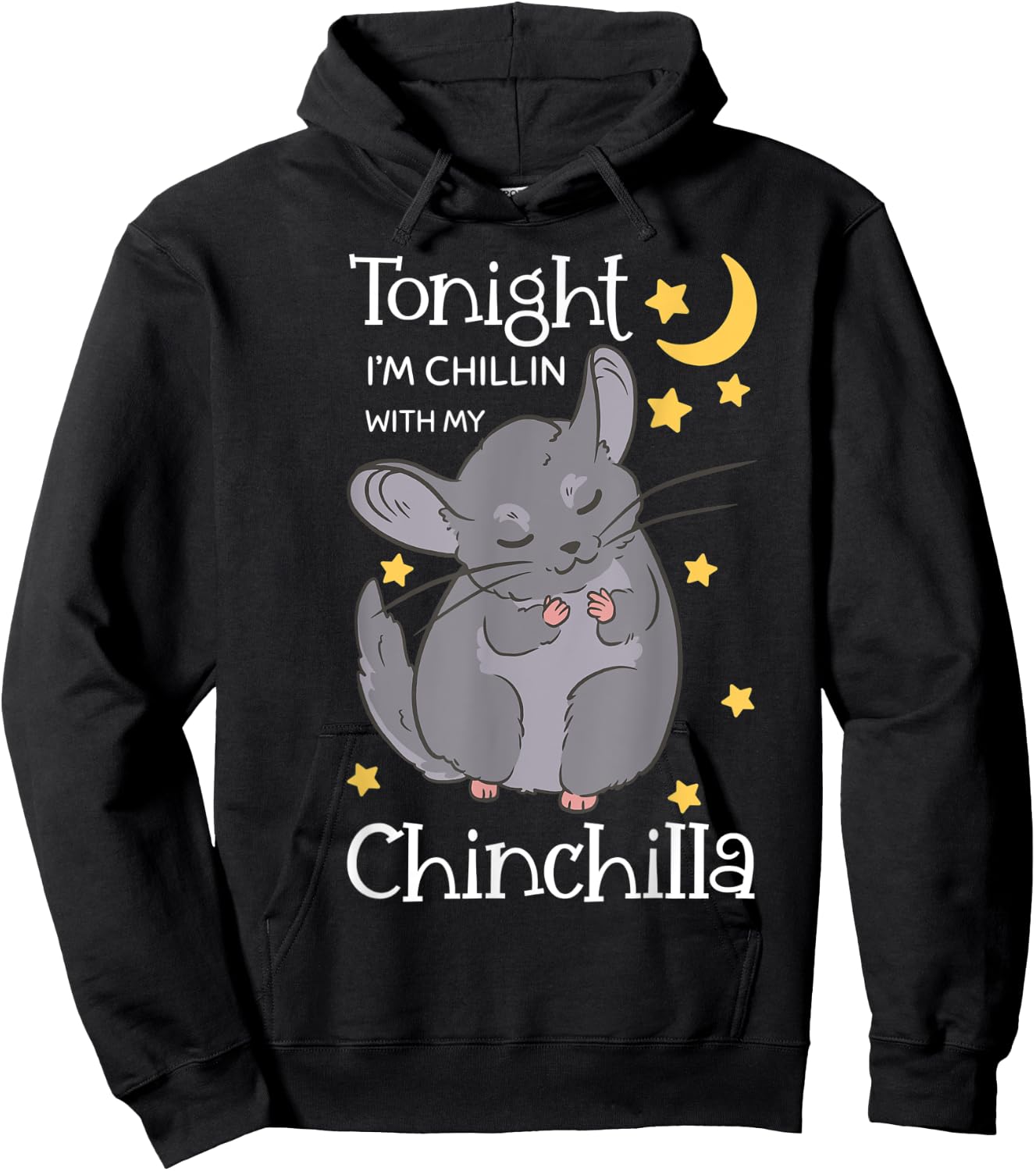 Chinchillas Owner Chillin Rodent Animal Lover Veterinarian Hoodie - Hoodie | Black