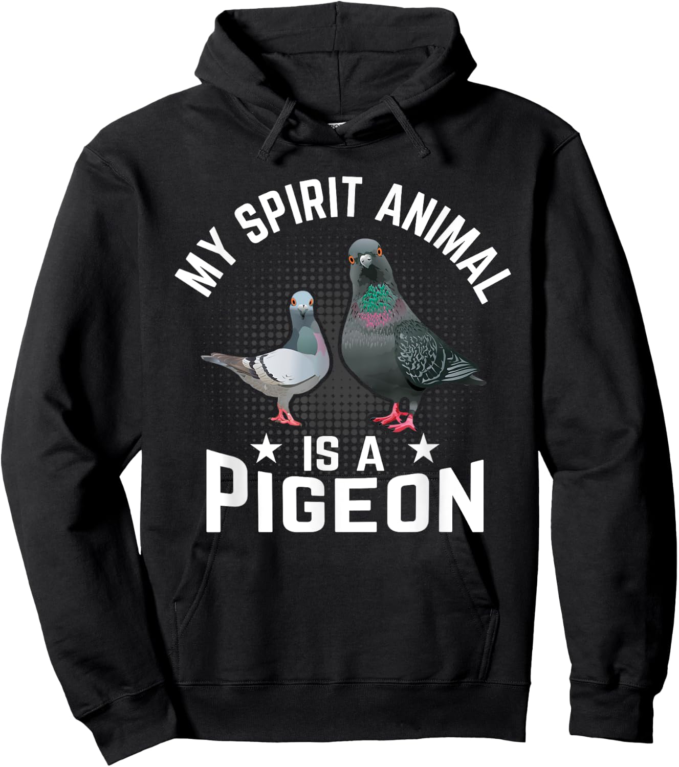 My Spirit Animal Is A Pigeon Hoodie - Hoodie | Black