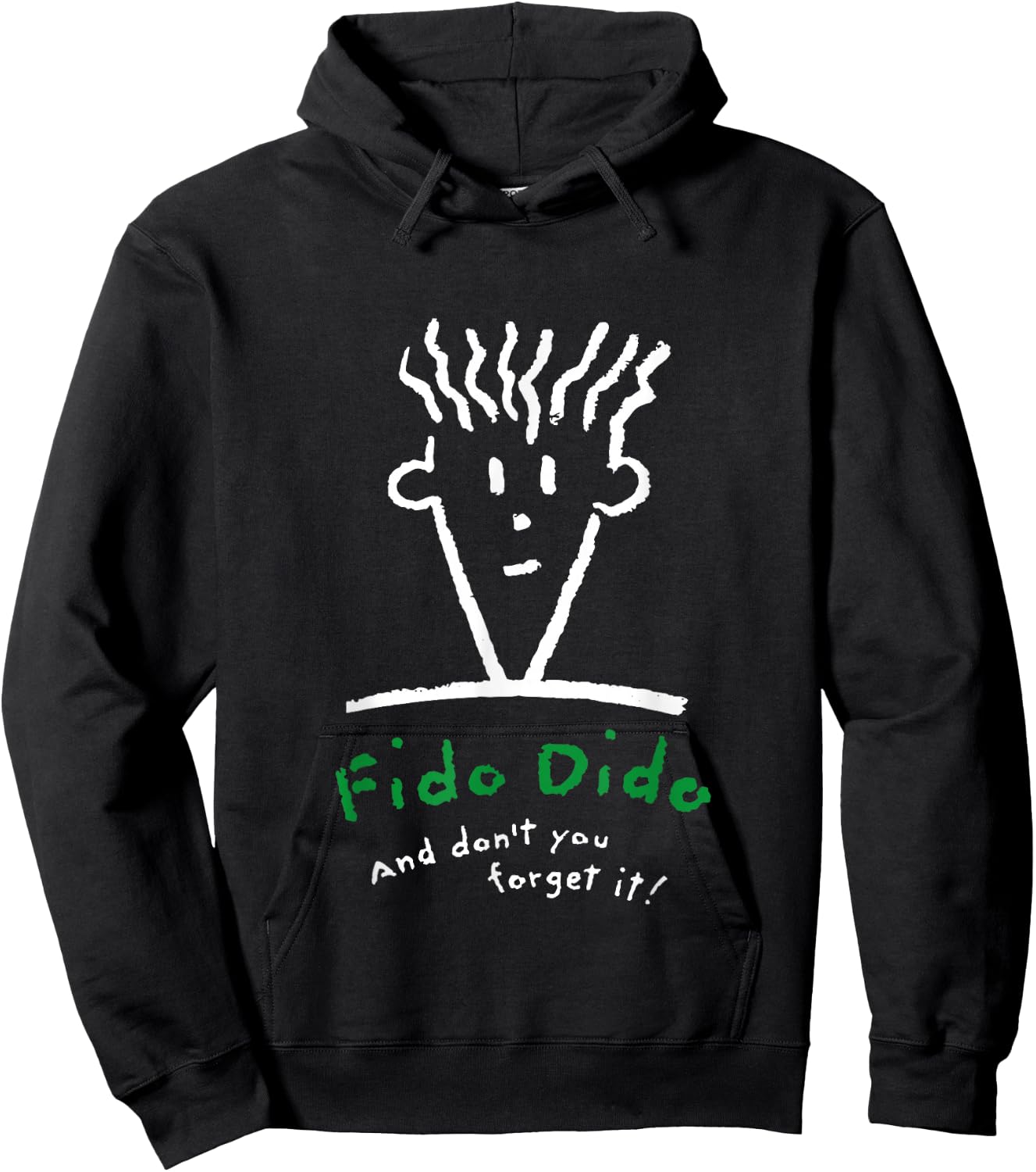 Fido Dido Face Don't You Forget It Hoodie - Hoodie | Black