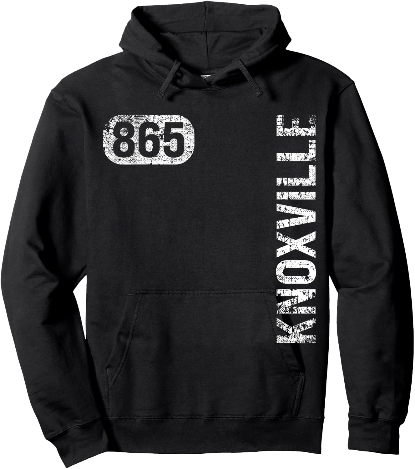 TN Hometown Love Retro Souvenir Apparel Knoxville Tennessee 865 Area Code Vintage Retro Hoodie - Hoodie | Black